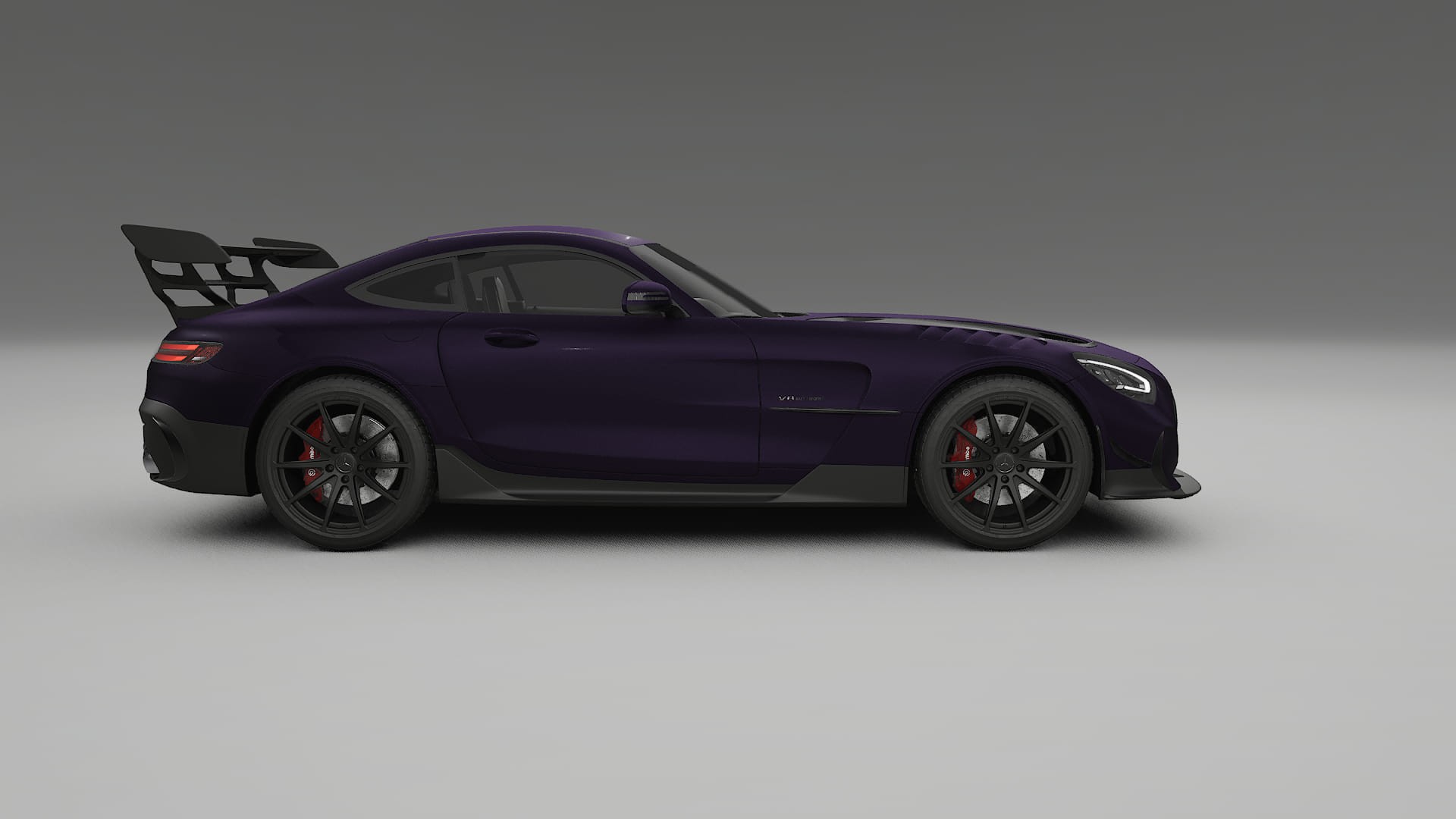 Mercedes AMG GT Black Series C192 Coupe Film de Protecție pentru Vopsea TPU | VIOLET PPF cu Schimbare de Culoare – Kit Comple