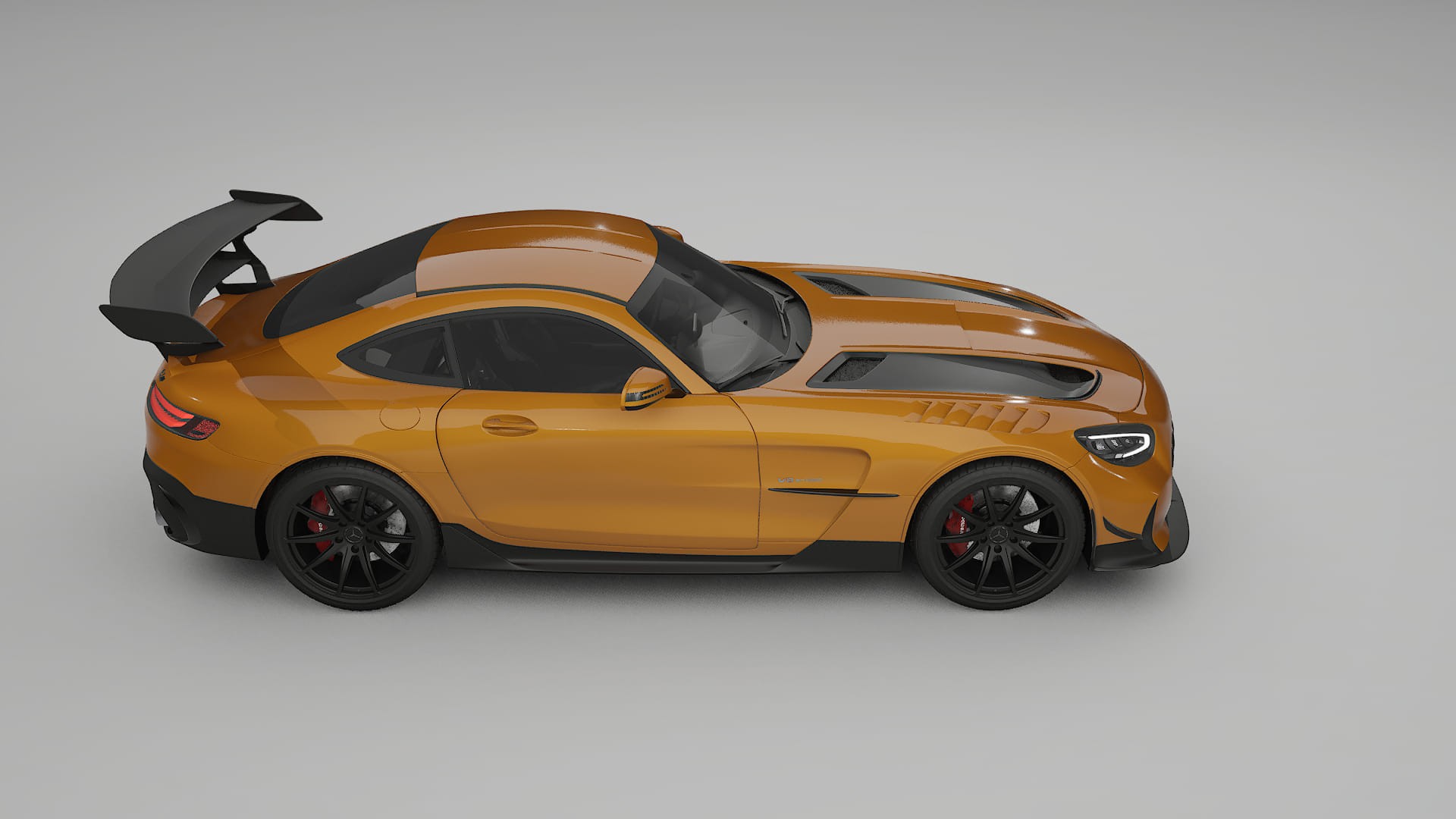 Mercedes AMG GT Black Series C192 Coupe Film de Protecție pentru Vopsea TPU | DAISY PPF cu Schimbare de Culoare – Kit Complet