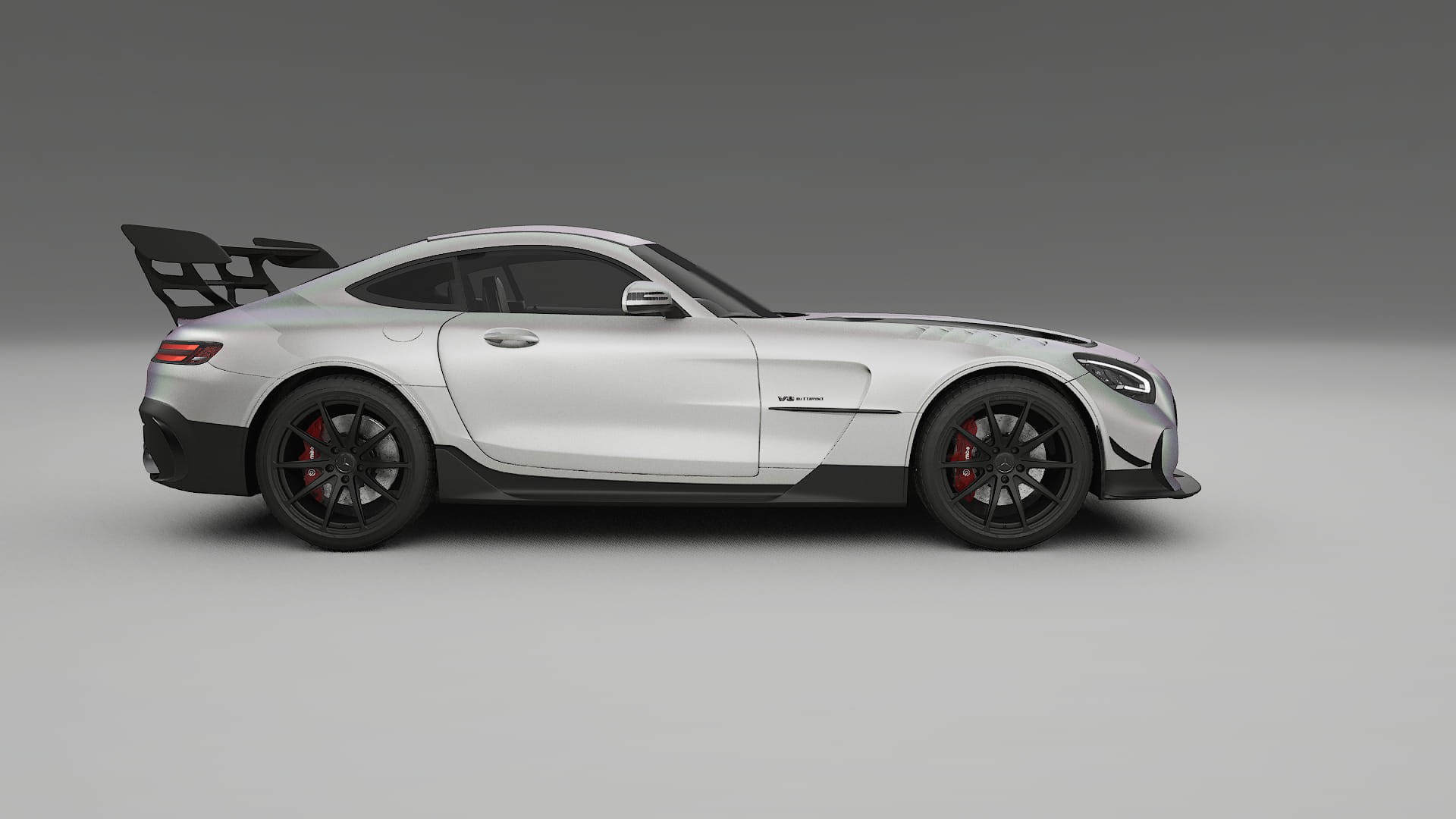 Mercedes AMG GT Black Series C192 Coupe Film de Protecție pentru Vopsea TPU | NEBULA PPF cu Schimbare de Culoare – Kit Comple