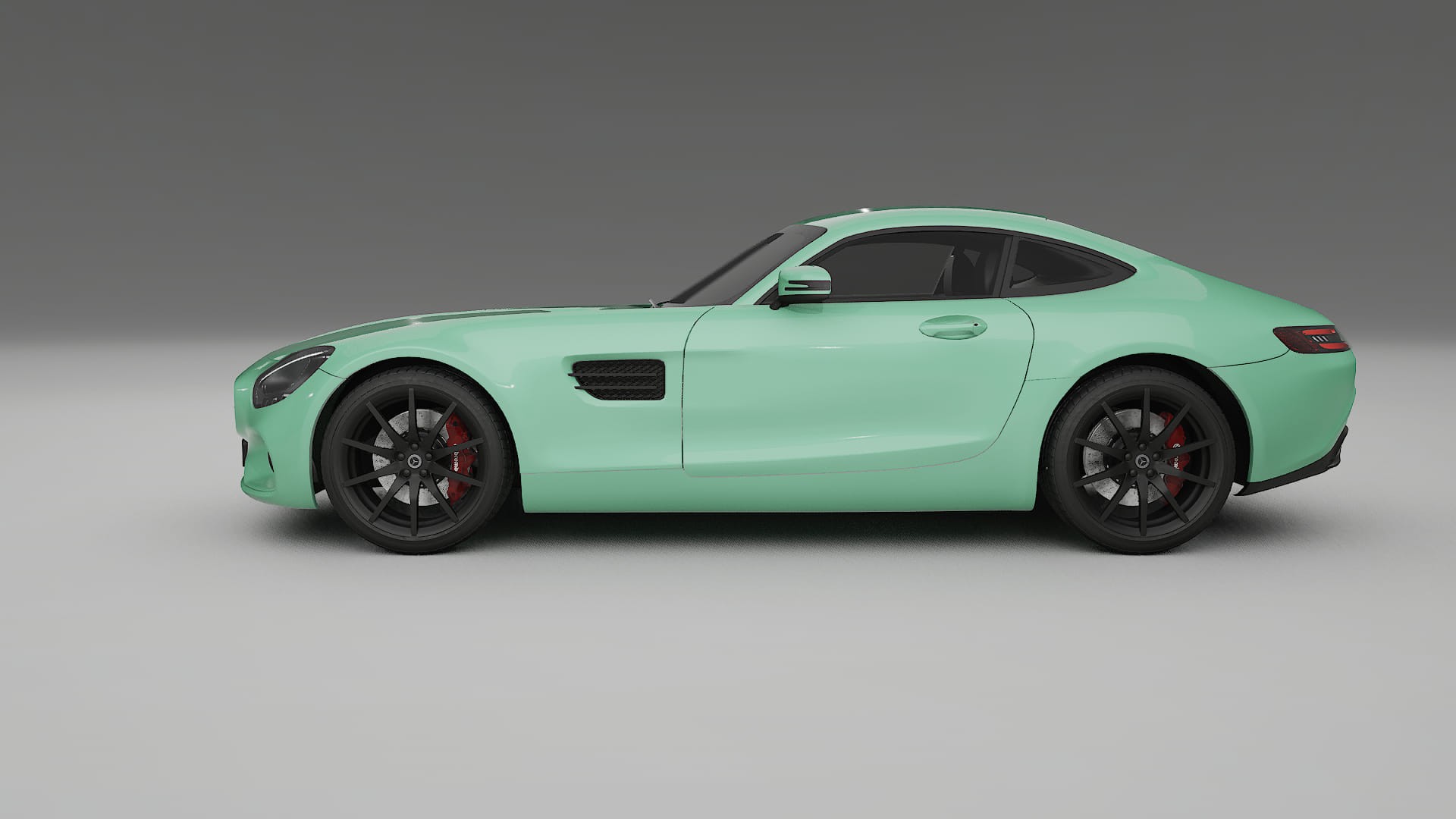 Mercedes AMG GT C190 Coupe Film de Protecție pentru Vopsea TPU | DUSTY PPF cu Schimbare de Culoare – Kit Complet Predecupat