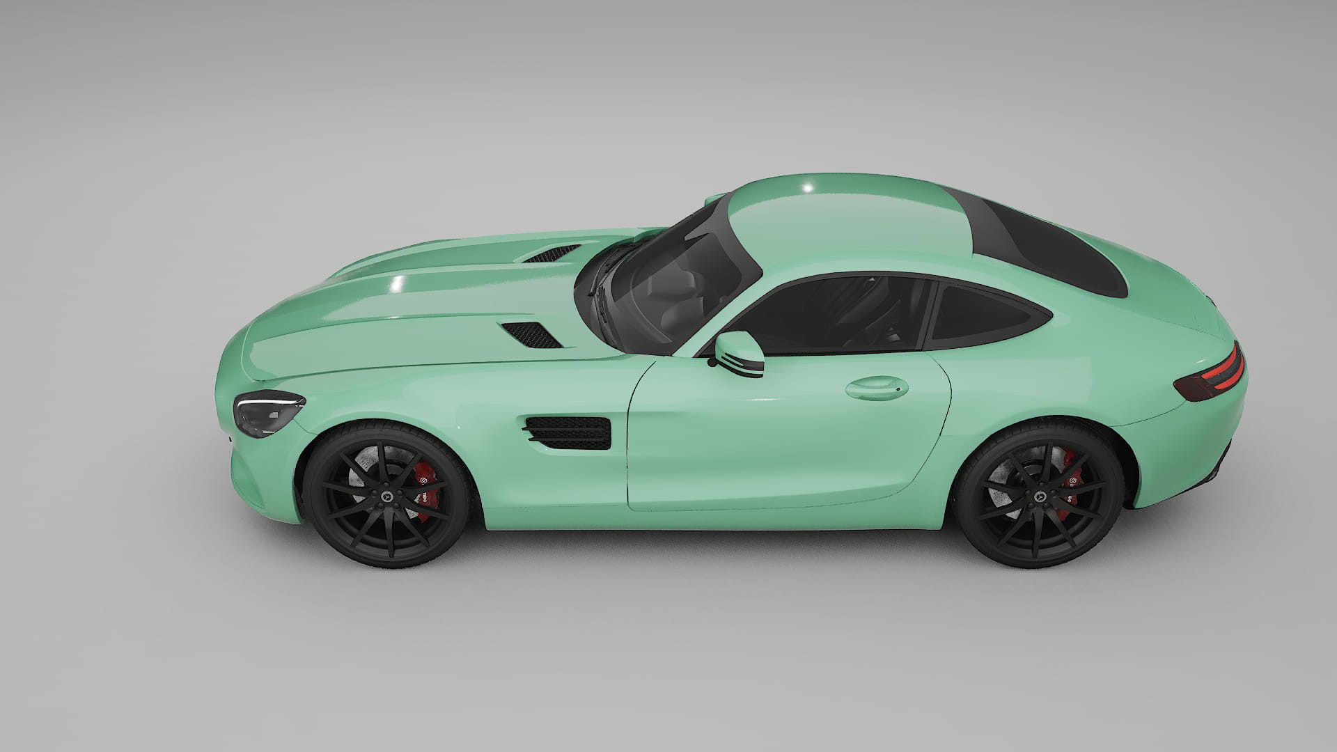 Mercedes AMG GT C190 Coupe Film de Protecție pentru Vopsea TPU | DUSTY PPF cu Schimbare de Culoare – Kit Complet Predecupat