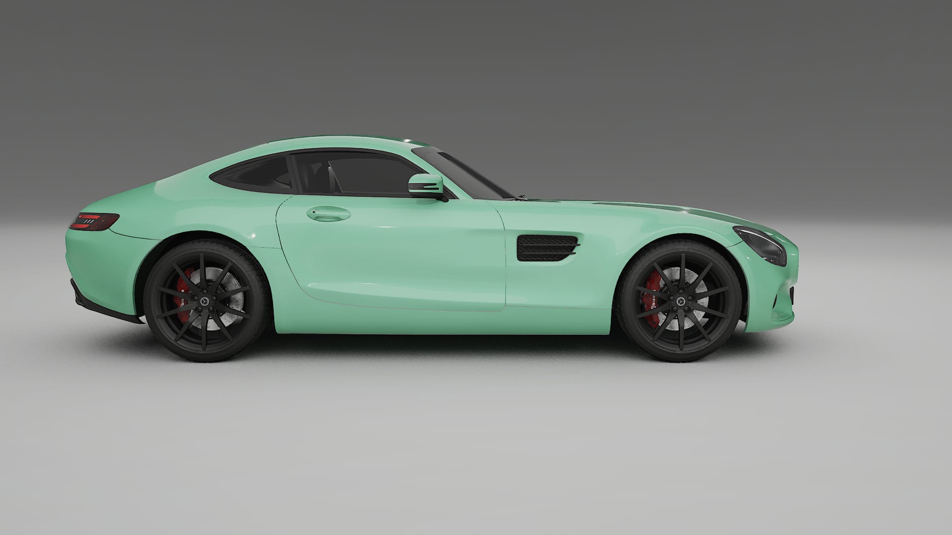 Mercedes AMG GT C190 Coupe Film de Protecție pentru Vopsea TPU | DUSTY PPF cu Schimbare de Culoare – Kit Complet Predecupat