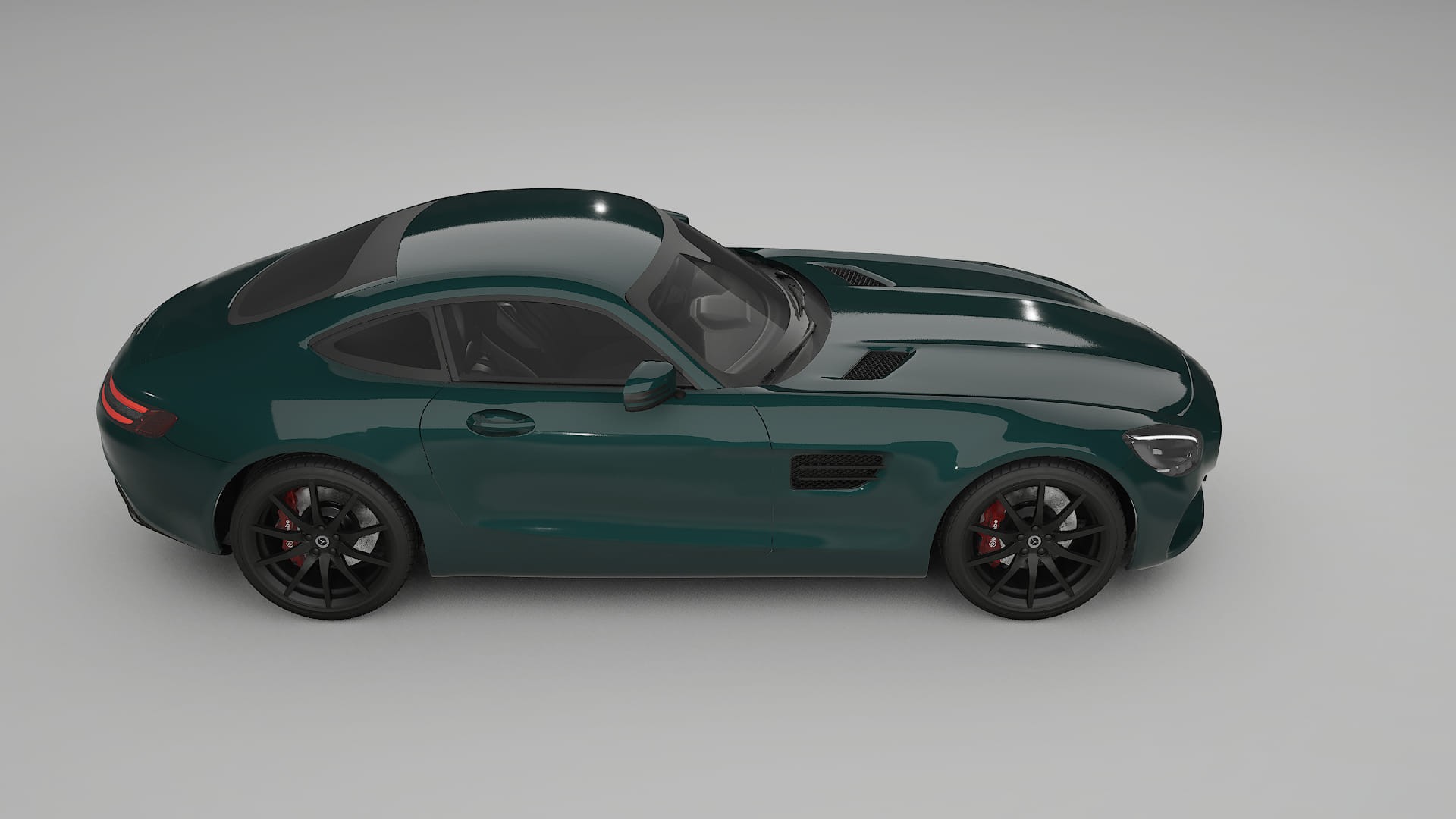 Mercedes AMG GT C190 Coupe Film de Protecție pentru Vopsea TPU | INFERNO PPF cu Schimbare de Culoare – Kit Complet Predecupat