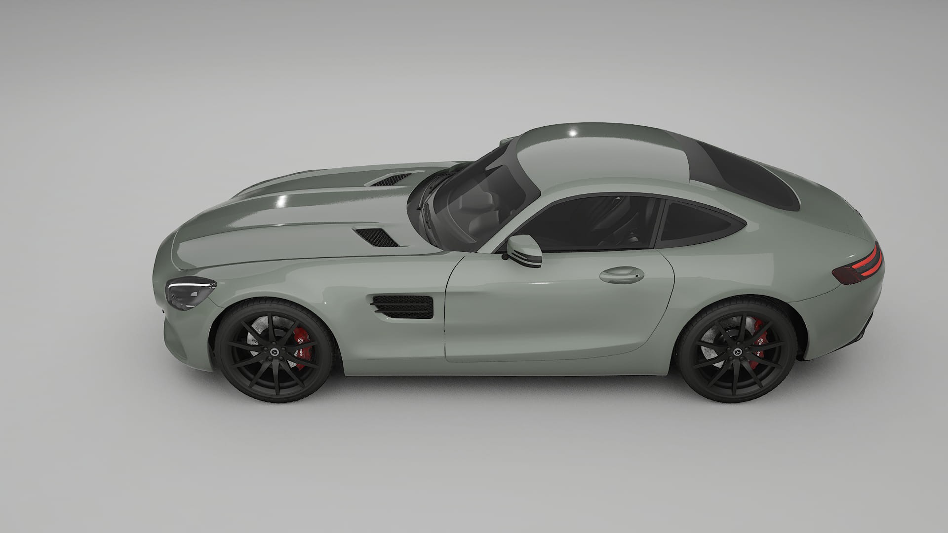 Mercedes AMG GT C190 Coupe Film de Protecție pentru Vopsea TPU | SLATE PPF cu Schimbare de Culoare – Kit Complet Predecupat