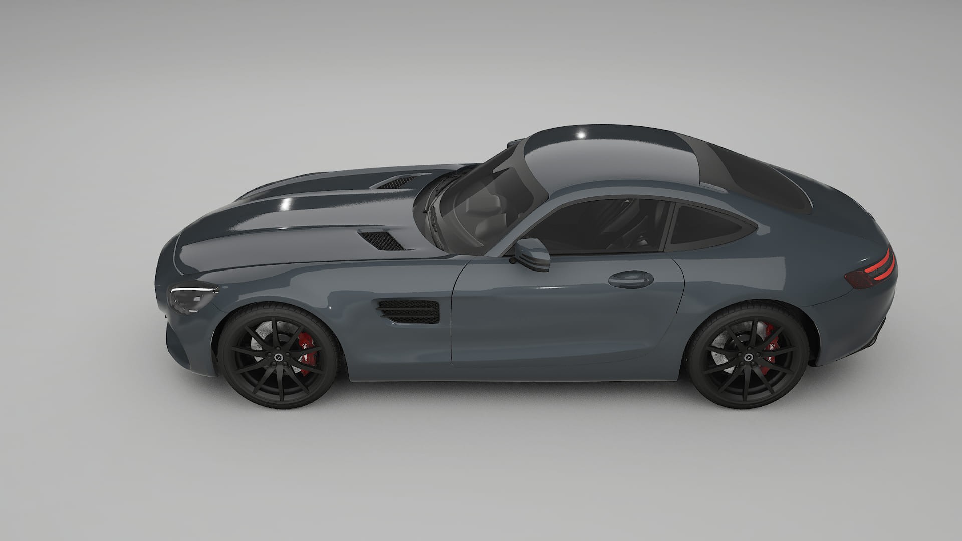 Mercedes AMG GT C190 Coupe Film de Protecție pentru Vopsea TPU | GRANITE PPF cu Schimbare de Culoare – Kit Complet Predecupat