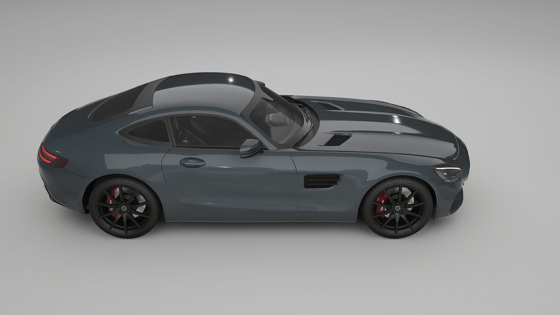 Mercedes AMG GT C190 Coupe Film de Protecție pentru Vopsea TPU | GRANITE PPF cu Schimbare de Culoare – Kit Complet Predecupat