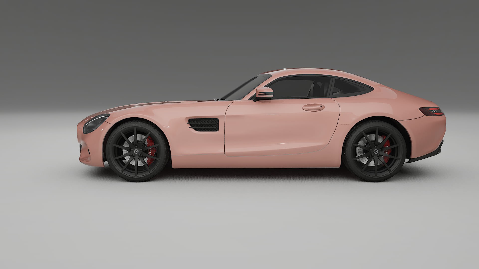 Mercedes AMG GT C190 Coupe Film de Protecție pentru Vopsea TPU | BLUSH PPF cu Schimbare de Culoare – Kit Complet Predecupat