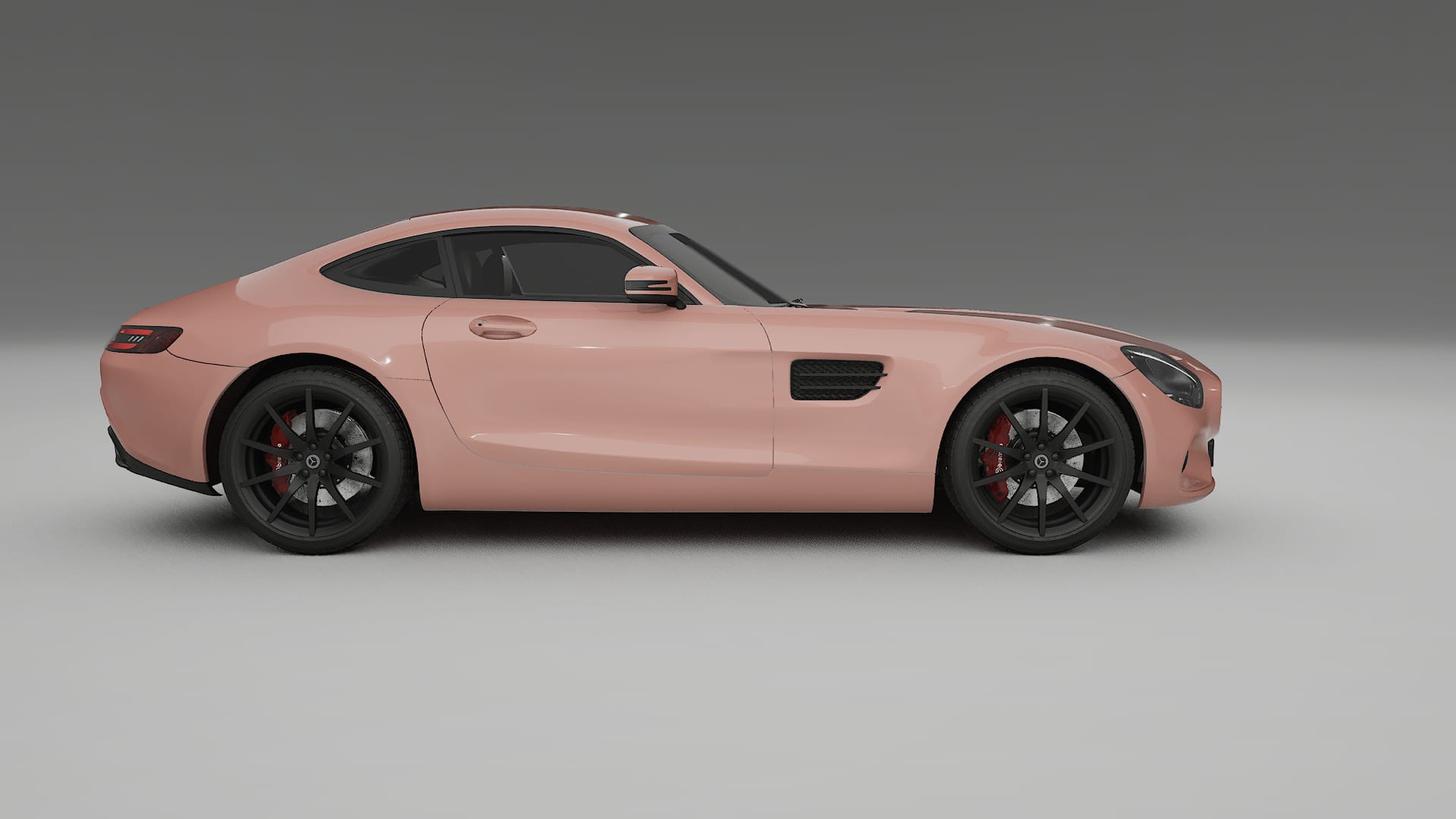 Mercedes AMG GT C190 Coupe Film de Protecție pentru Vopsea TPU | BLUSH PPF cu Schimbare de Culoare – Kit Complet Predecupat