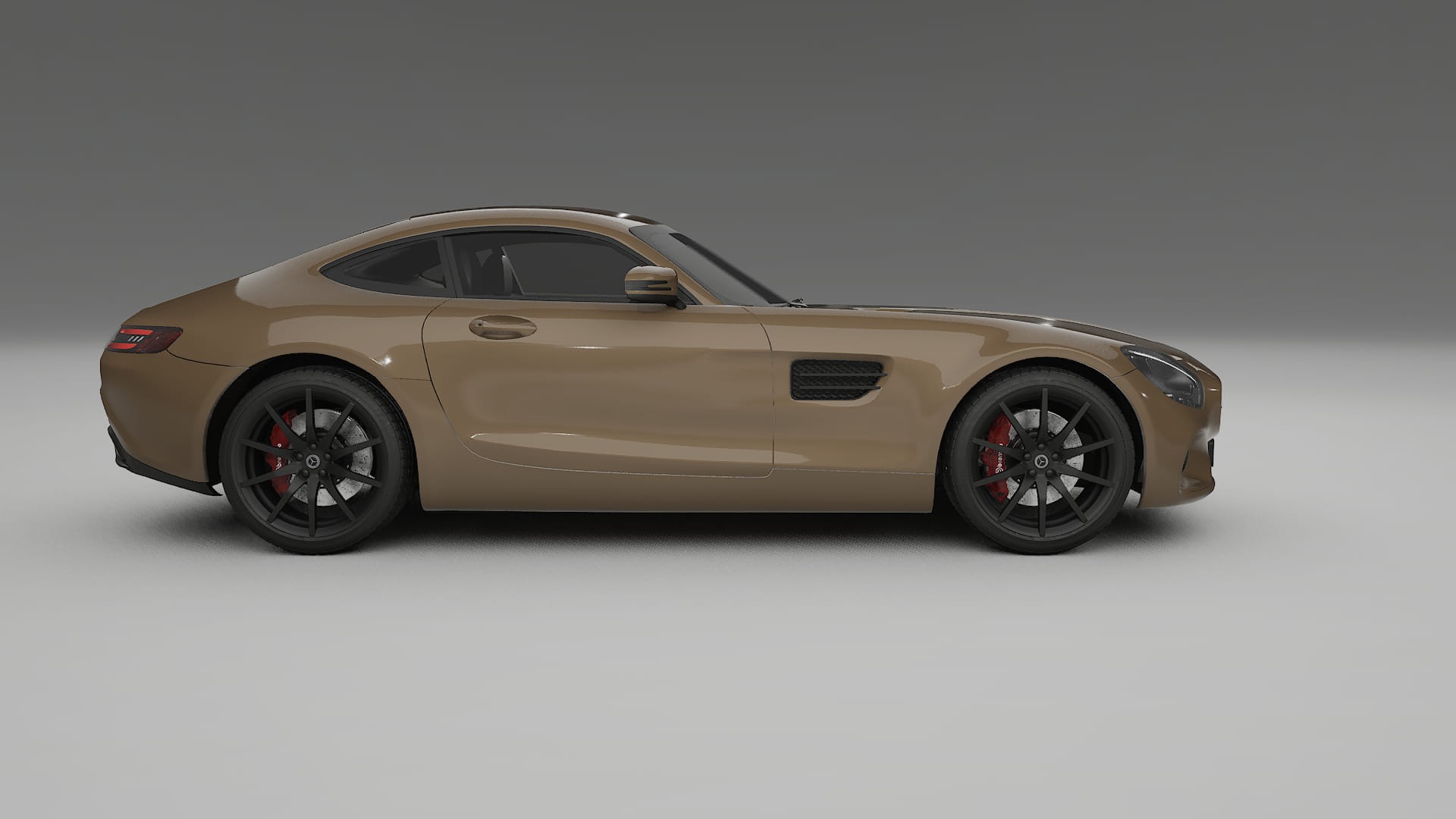 Mercedes AMG GT C190 Coupe Film de Protecție pentru Vopsea TPU | SAHARA PPF cu Schimbare de Culoare – Kit Complet Predecupat