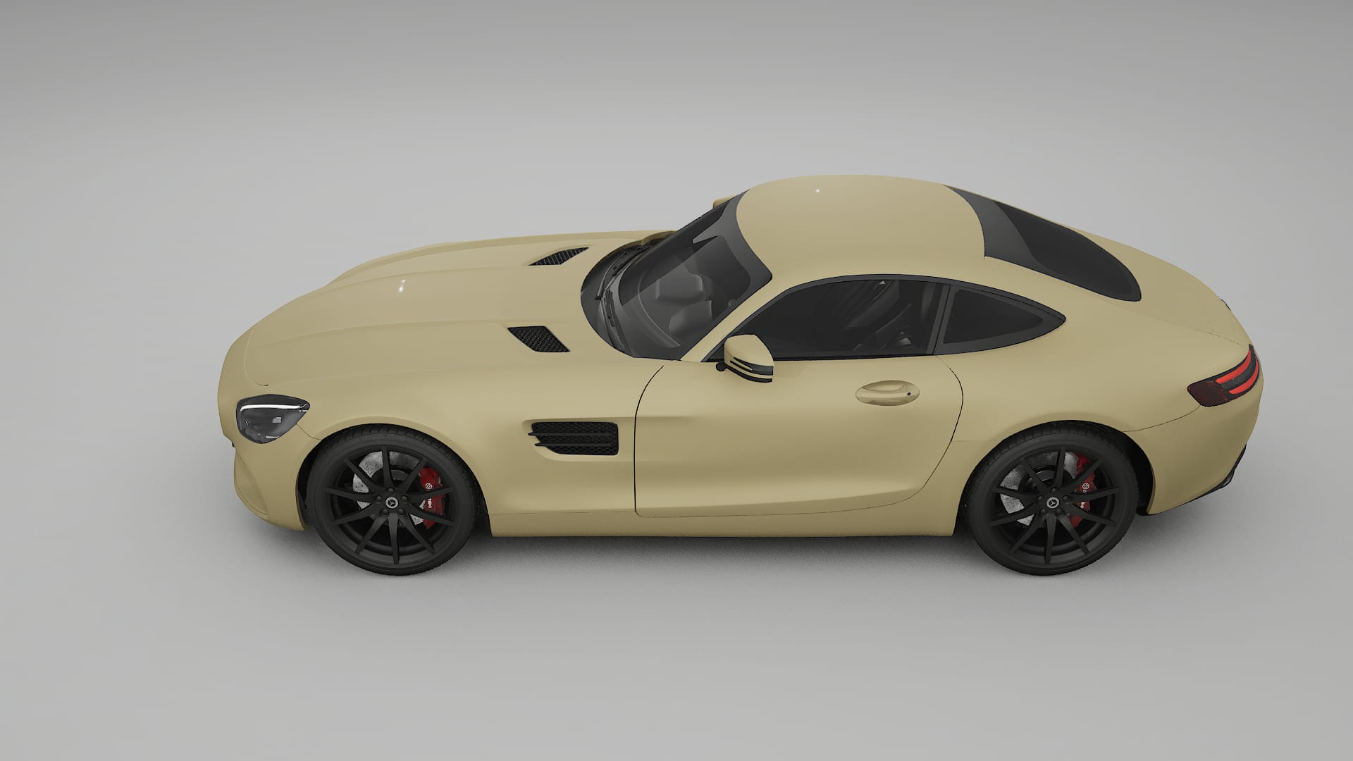 Mercedes AMG GT C190 Coupe Film de Protecție pentru Vopsea TPU | SAND PPF cu Schimbare de Culoare – Kit Complet Predecupat