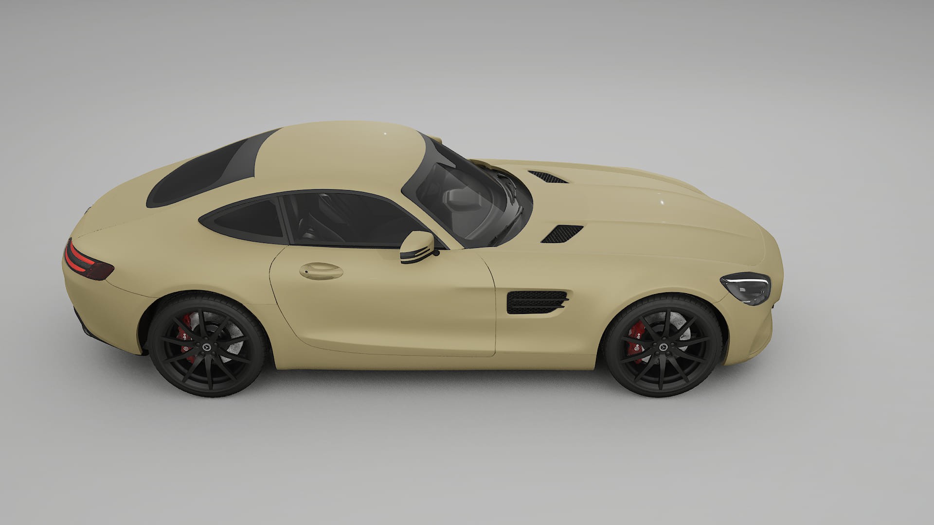 Mercedes AMG GT C190 Coupe Film de Protecție pentru Vopsea TPU | SAND PPF cu Schimbare de Culoare – Kit Complet Predecupat