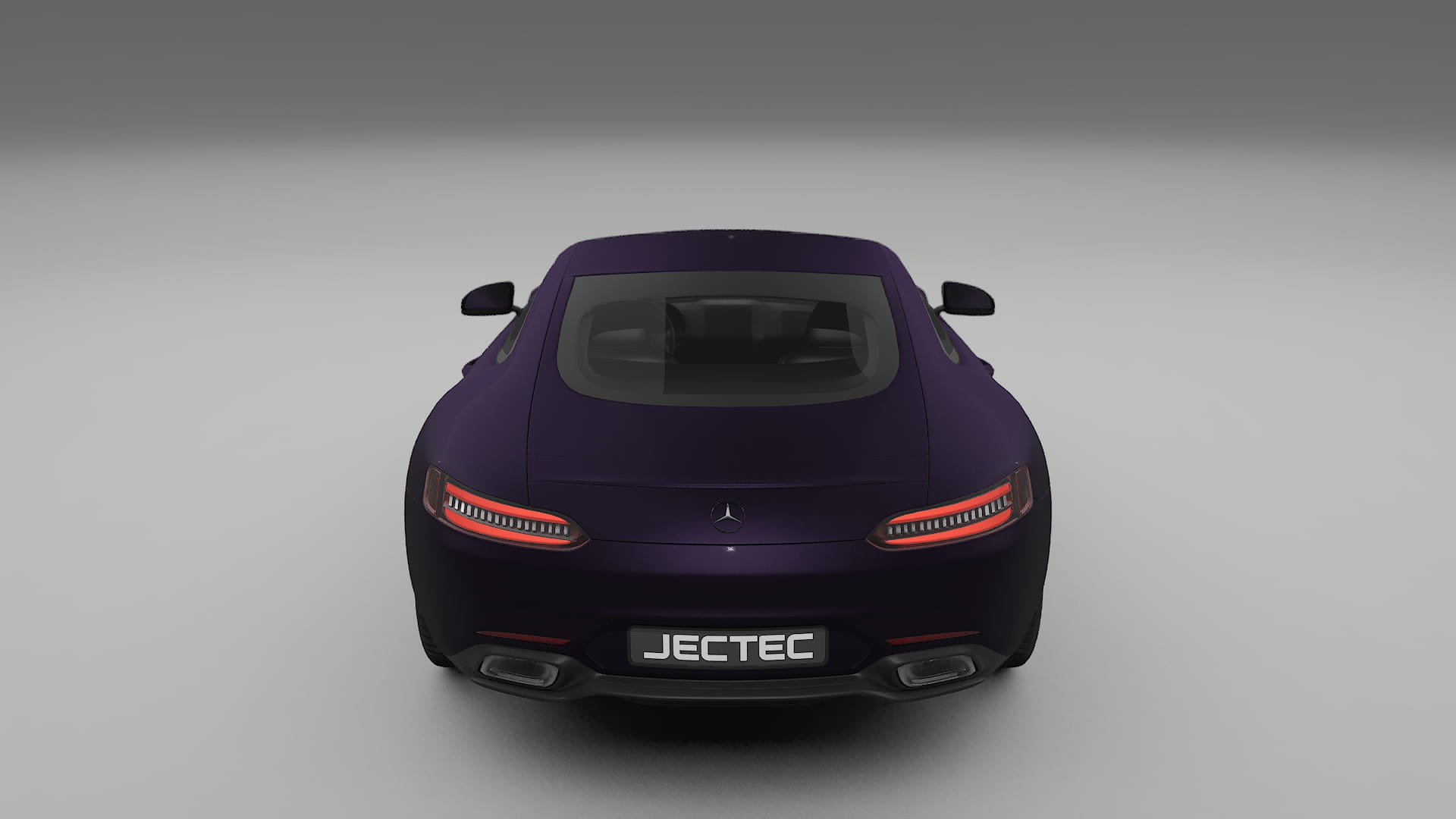 Mercedes AMG GT C190 Coupe Film de Protecție pentru Vopsea TPU | VIOLET PPF cu Schimbare de Culoare – Kit Complet Predecupat