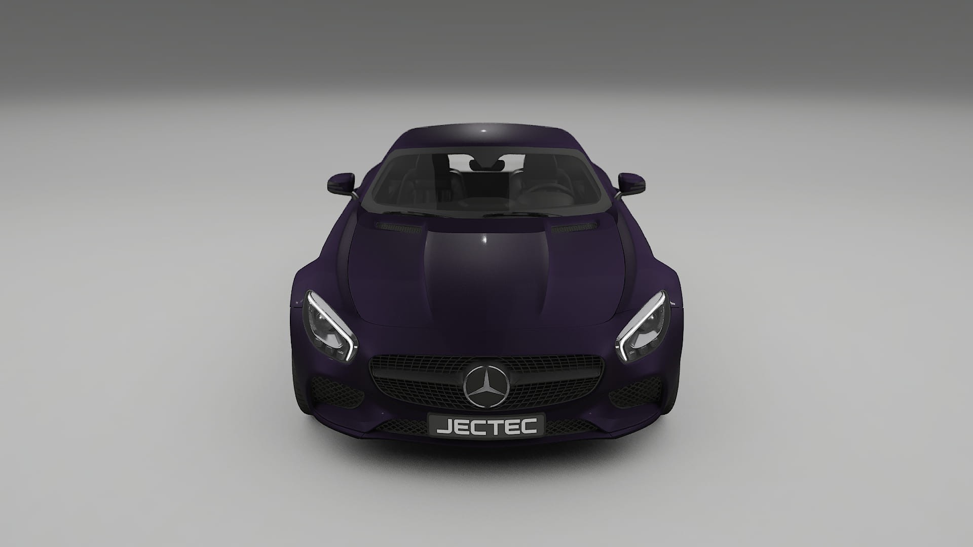 Mercedes AMG GT C190 Coupe Film de Protecție pentru Vopsea TPU | VIOLET PPF cu Schimbare de Culoare – Kit Complet Predecupat