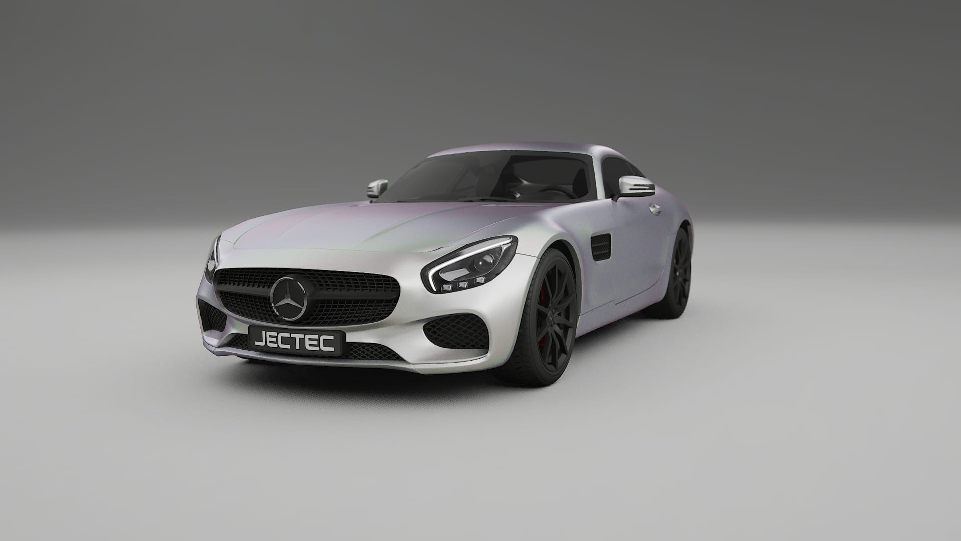 Mercedes AMG GT C190 Coupe Film de Protecție pentru Vopsea TPU | NEBULA PPF cu Schimbare de Culoare – Kit Complet Predecupat
