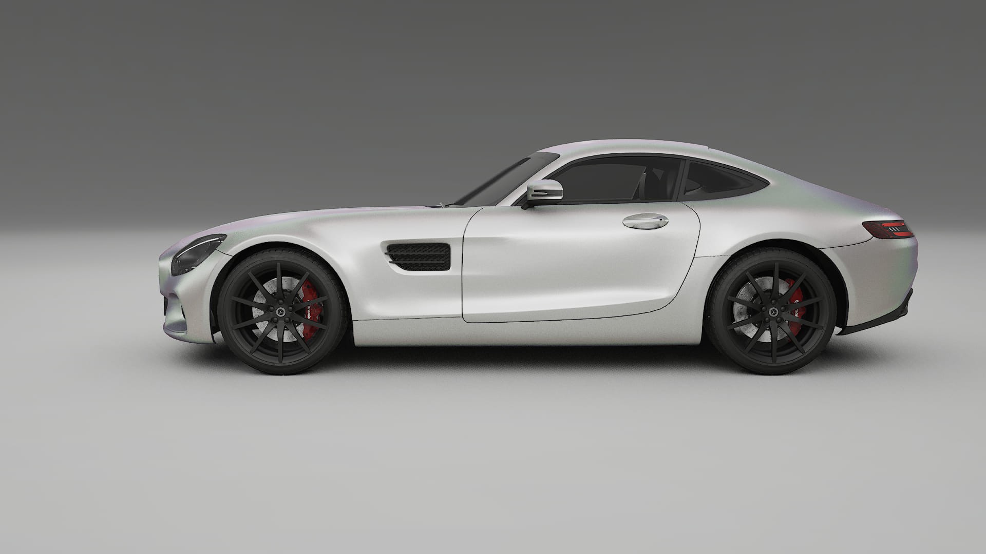 Mercedes AMG GT C190 Coupe Film de Protecție pentru Vopsea TPU | NEBULA PPF cu Schimbare de Culoare – Kit Complet Predecupat
