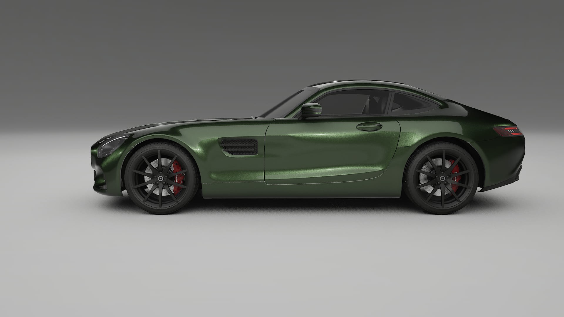 Mercedes AMG GT C190 Coupe Film de Protecție pentru Vopsea TPU | LAGOON PPF cu Schimbare de Culoare – Kit Complet Predecupat