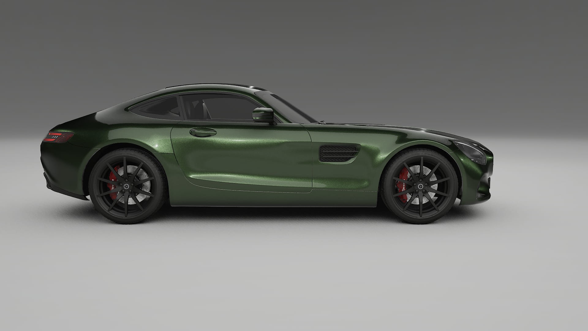 Mercedes AMG GT C190 Coupe Film de Protecție pentru Vopsea TPU | LAGOON PPF cu Schimbare de Culoare – Kit Complet Predecupat