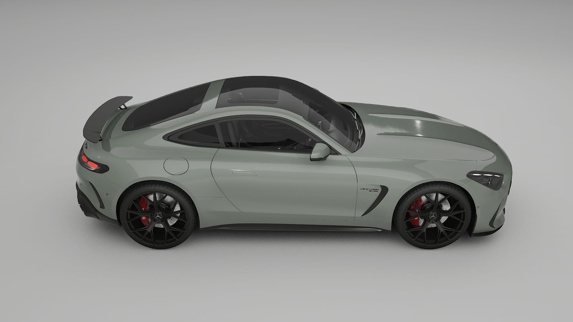 Mercedes AMG GT Coupe C192 Film de Protecție pentru Vopsea TPU | SLATE PPF cu Schimbare de Culoare – Kit Complet Predecupat