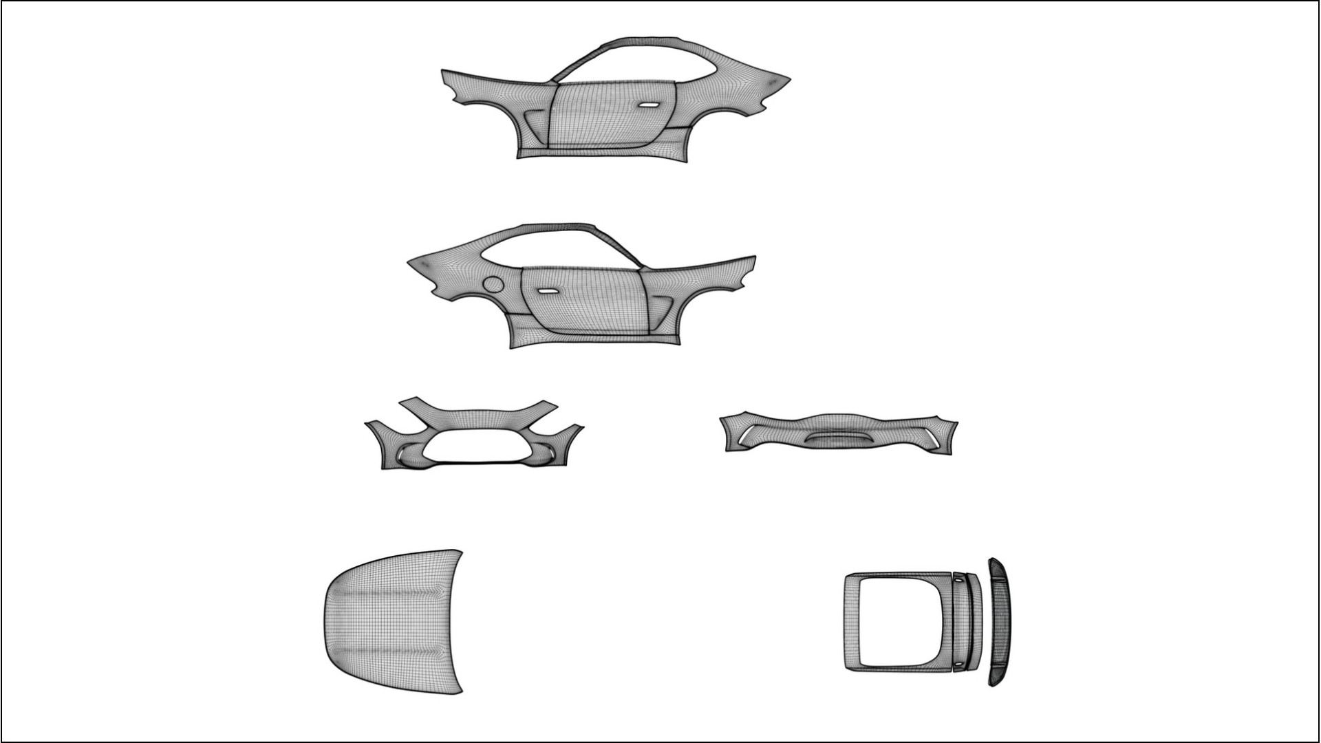 Mercedes AMG GT Coupe C192 Film de Protecție pentru Vopsea TPU | GRANITE PPF cu Schimbare de Culoare – Kit Complet Predecupat 2