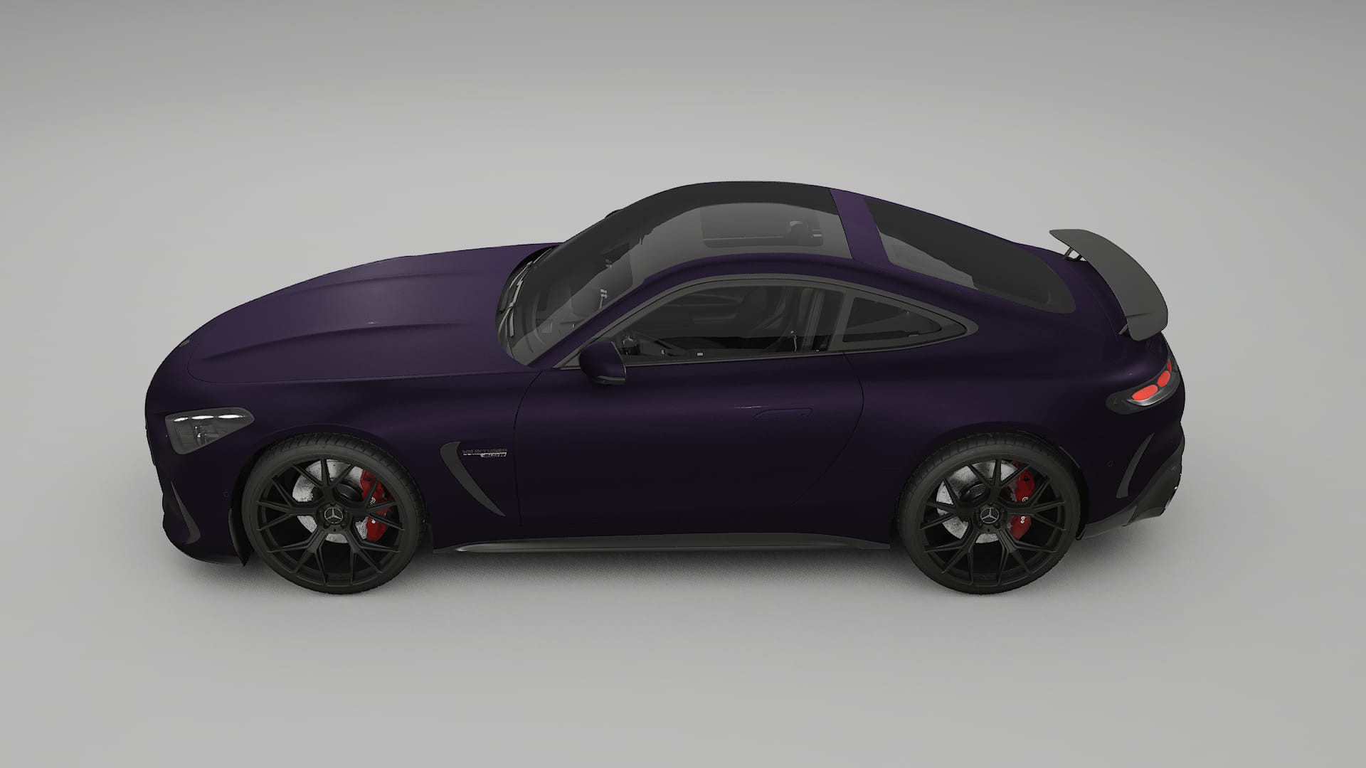 Mercedes AMG GT Coupe C192 Film de Protecție pentru Vopsea TPU | VIOLET PPF cu Schimbare de Culoare – Kit Complet Predecupat