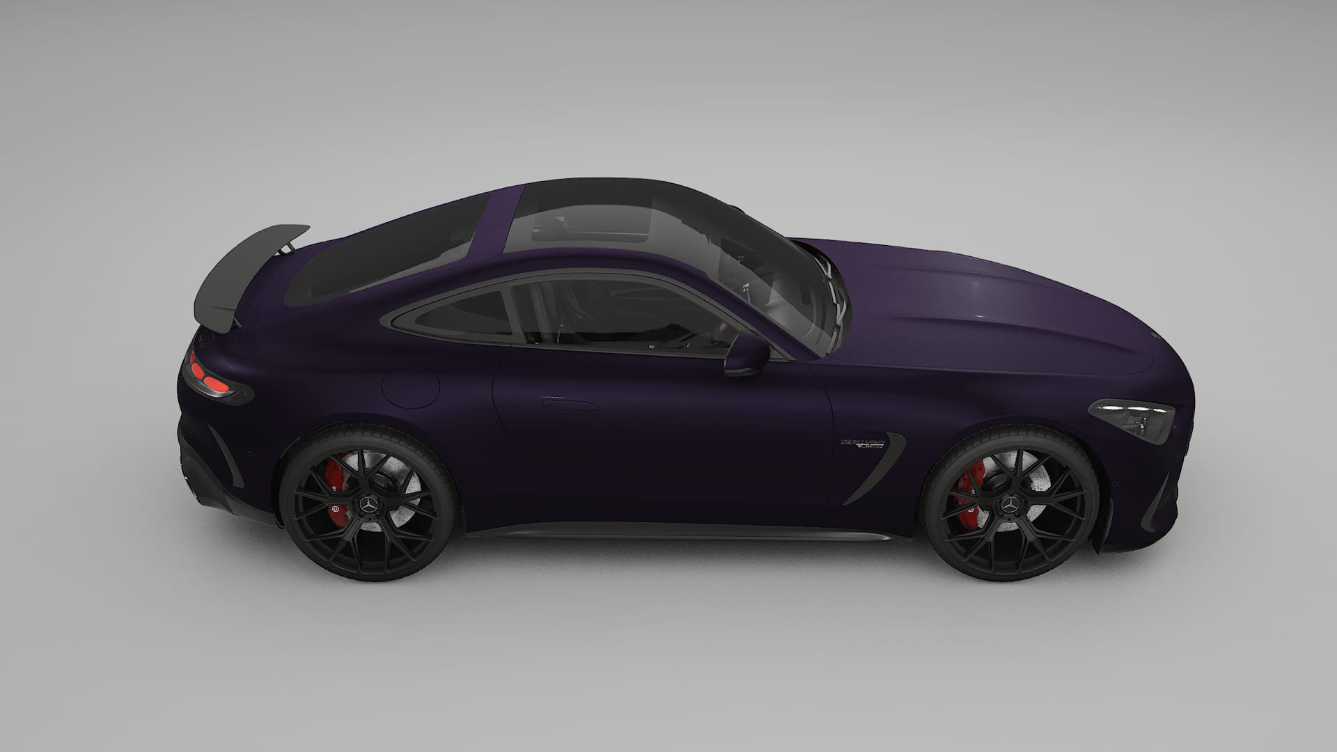 Mercedes AMG GT Coupe C192 Film de Protecție pentru Vopsea TPU | VIOLET PPF cu Schimbare de Culoare – Kit Complet Predecupat