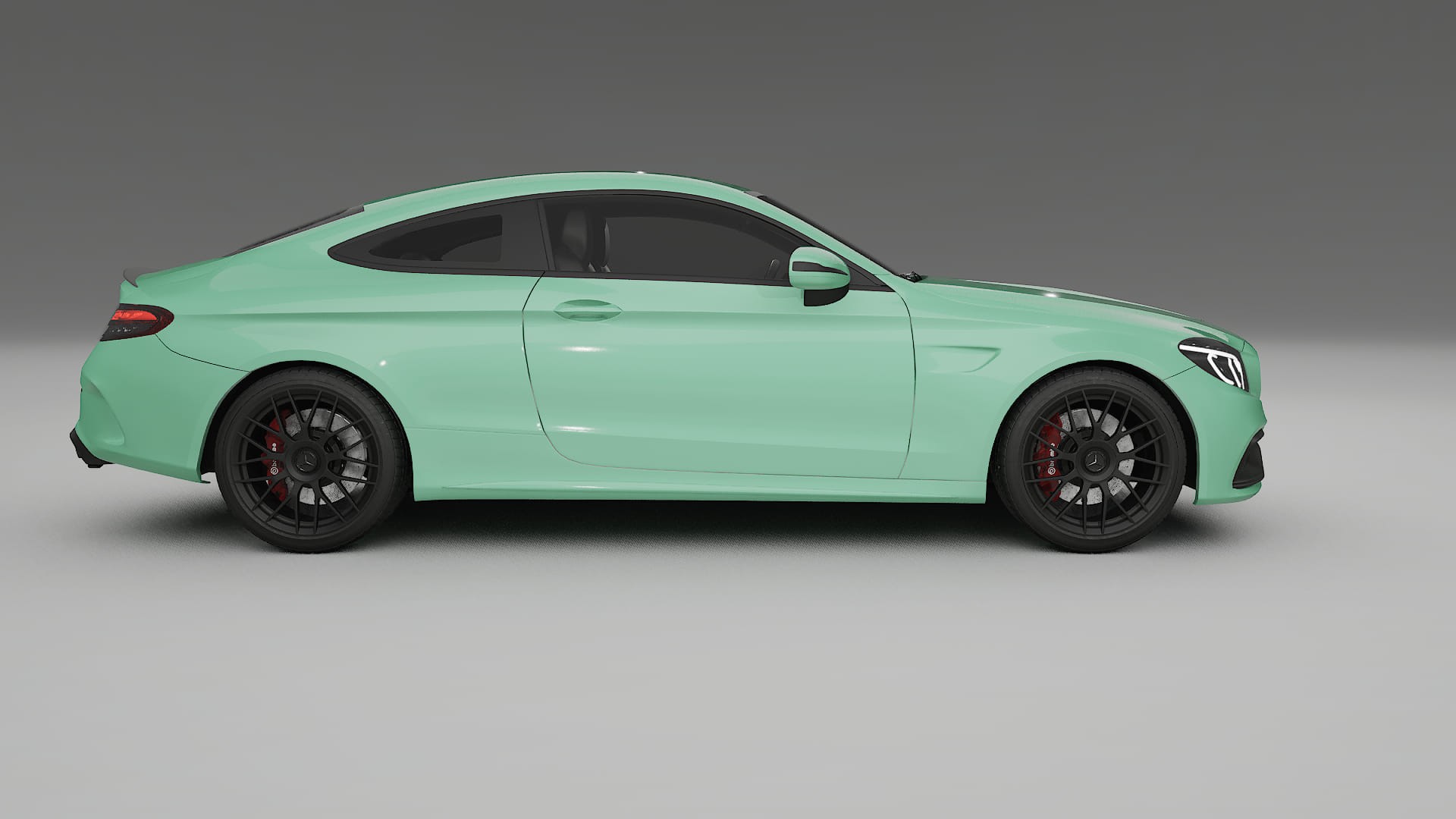 Mercedes C63 AMG W205 Coupe Film de Protecție pentru Vopsea TPU | DUSTY PPF cu Schimbare de Culoare – Kit Complet Predecupat