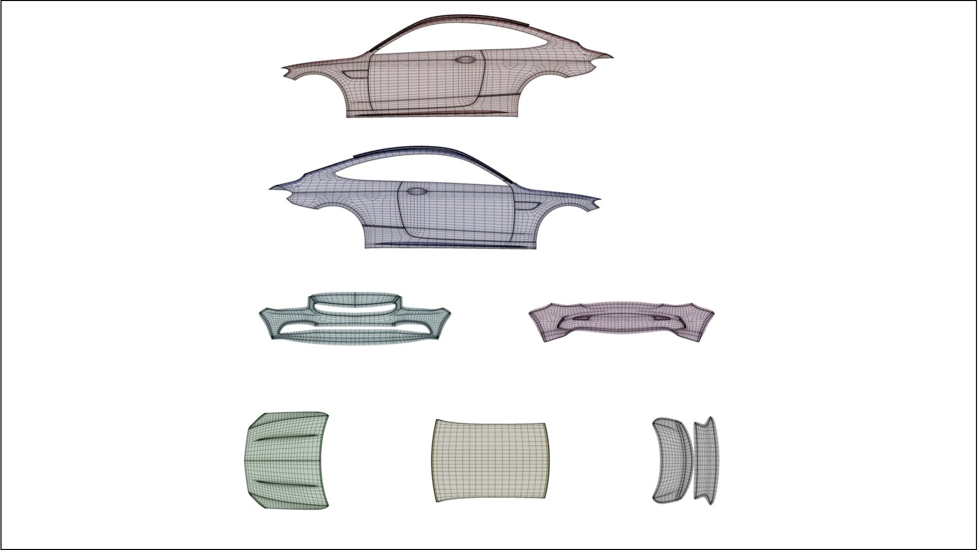 Mercedes C63 AMG W205 Coupe Film de Protecție pentru Vopsea TPU | INFERNO PPF cu Schimbare de Culoare – Kit Complet Predecupa 2