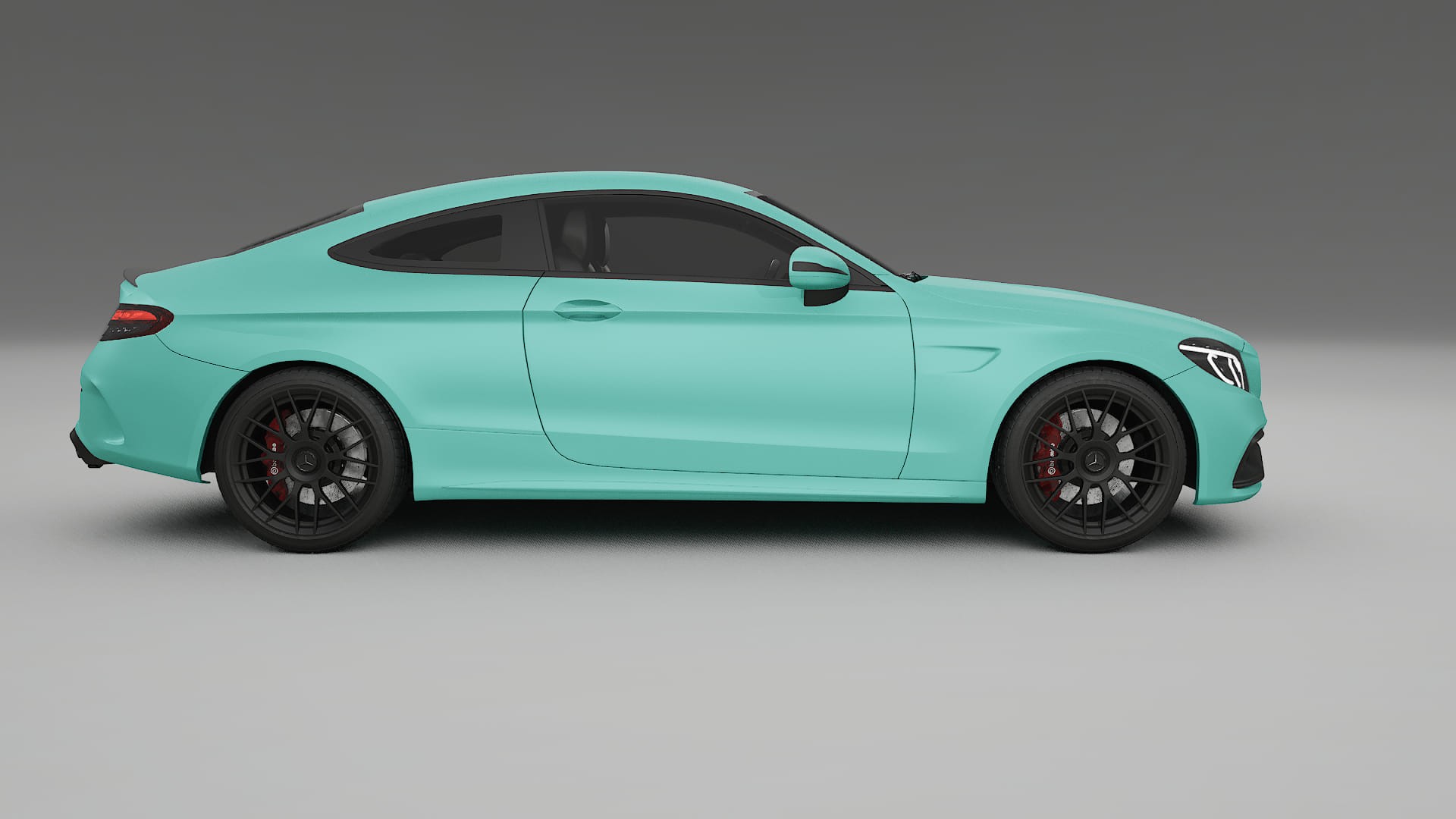 Mercedes C63 AMG W205 Coupe Film de Protecție pentru Vopsea TPU | FROST PPF cu Schimbare de Culoare – Kit Complet Predecupat