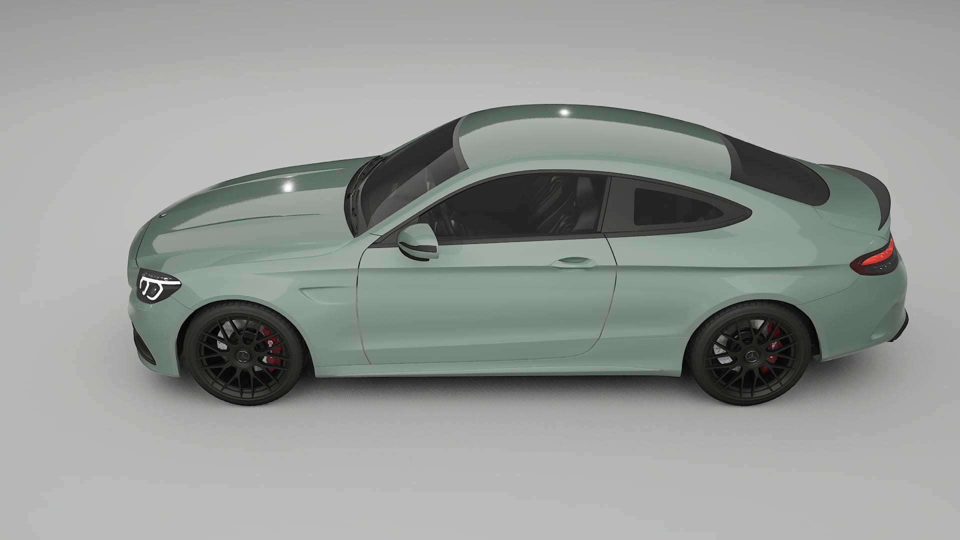 Mercedes C63 AMG W205 Coupe Film de Protecție pentru Vopsea TPU | CINDER PPF cu Schimbare de Culoare – Kit Complet Predecupat