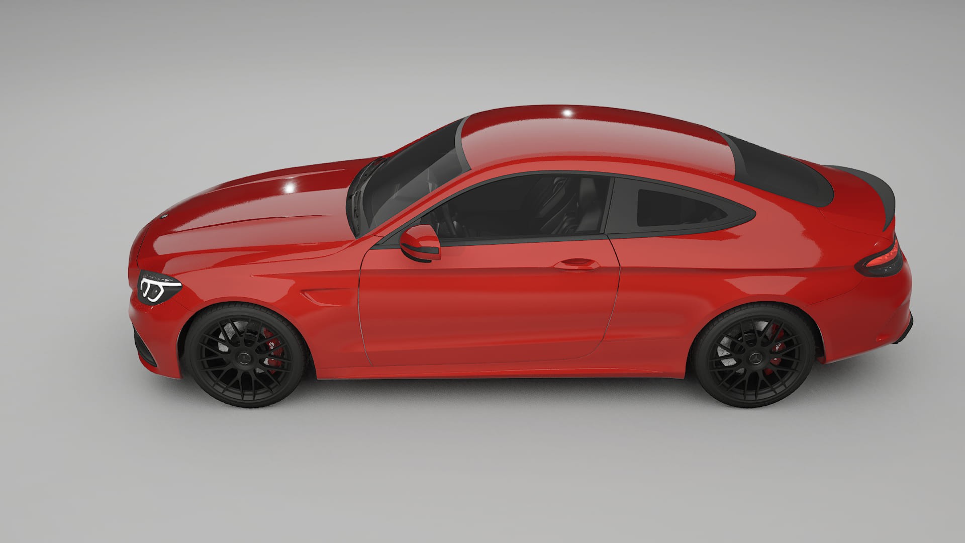 Mercedes C63 AMG W205 Coupe Film de Protecție pentru Vopsea TPU | BLAZE PPF cu Schimbare de Culoare – Kit Complet Predecupat