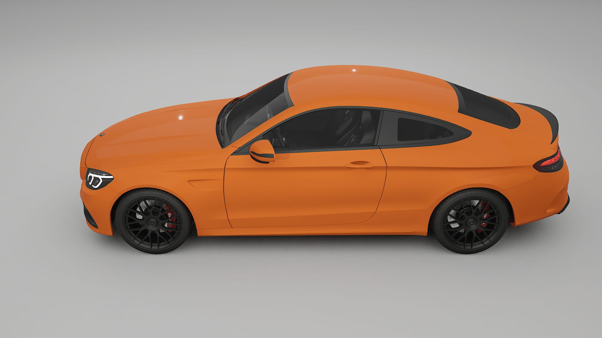 Mercedes C63 AMG W205 Coupe Film de Protecție pentru Vopsea TPU | ROCKET PPF cu Schimbare de Culoare – Kit Complet Predecupat