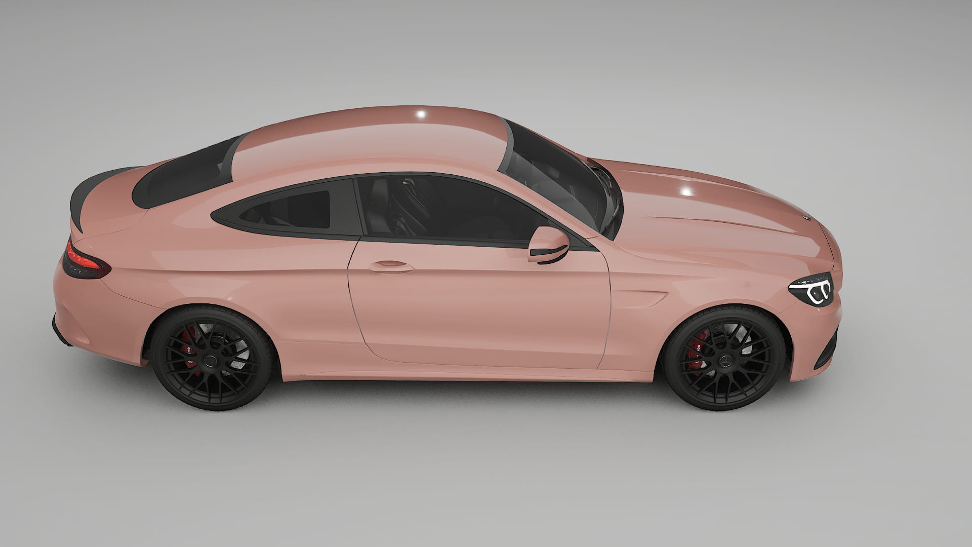 Mercedes C63 AMG W205 Coupe Film de Protecție pentru Vopsea TPU | BLUSH PPF cu Schimbare de Culoare – Kit Complet Predecupat