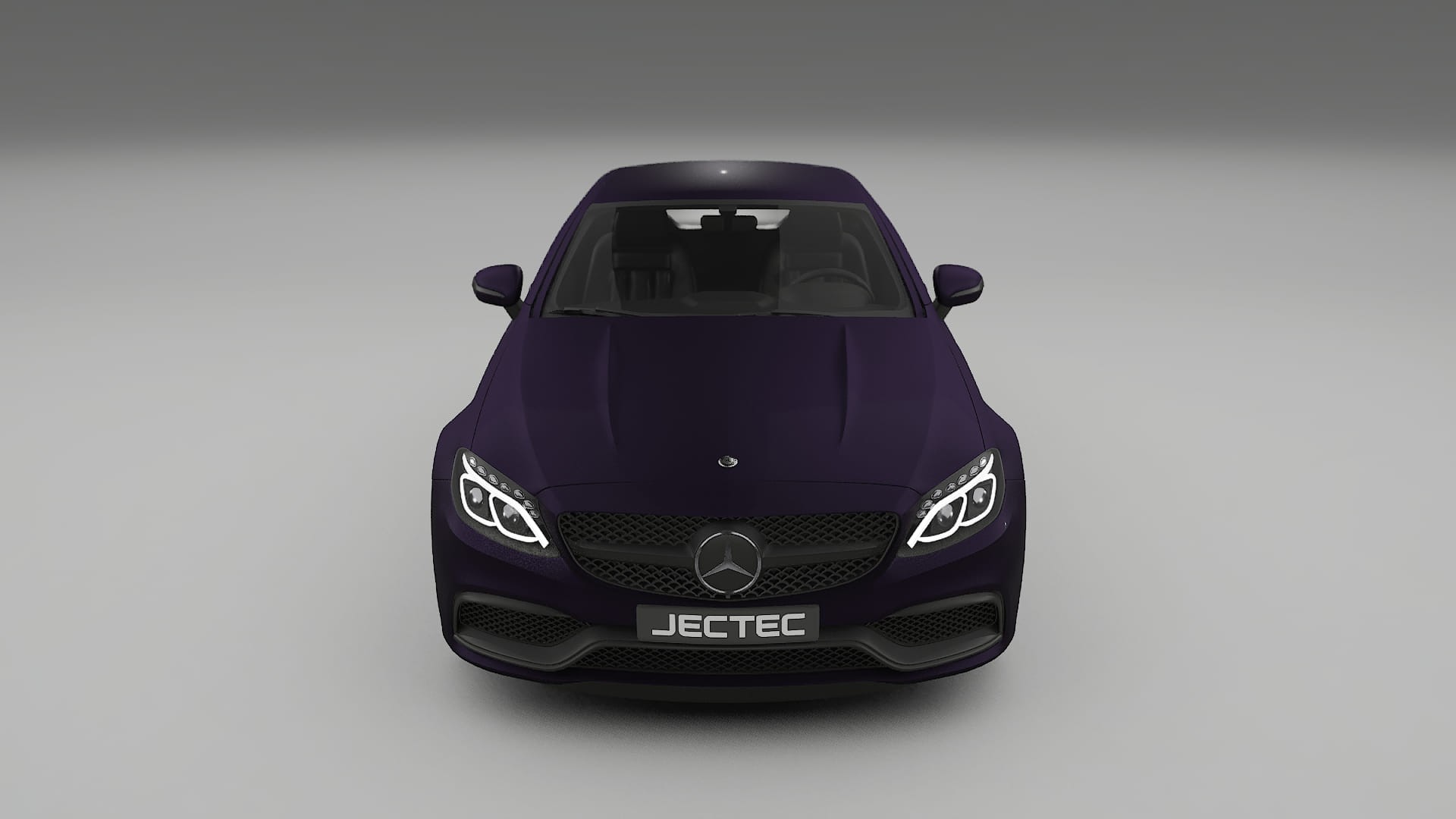 Mercedes C63 AMG W205 Coupe Film de Protecție pentru Vopsea TPU | VIOLET PPF cu Schimbare de Culoare – Kit Complet Predecupat