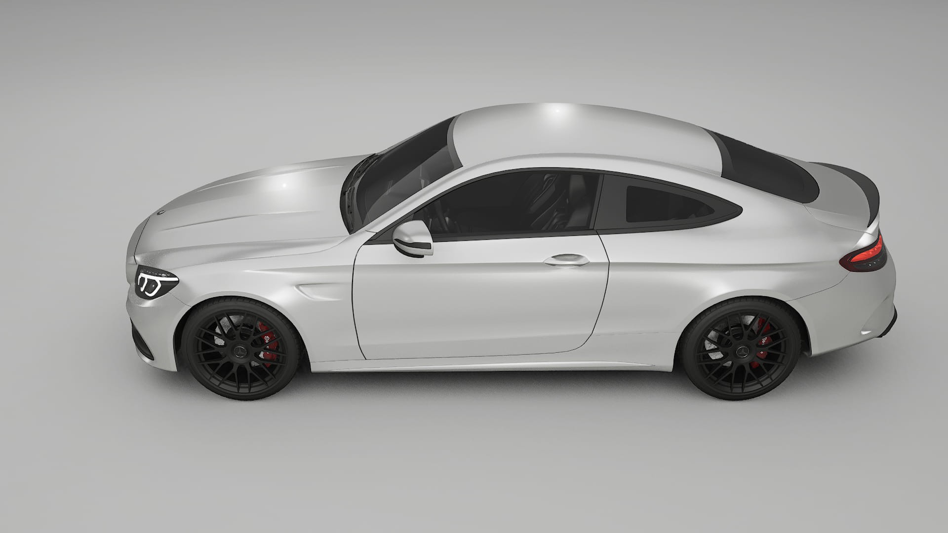 Mercedes C63 AMG W205 Coupe Film de Protecție pentru Vopsea TPU | OPAL PPF cu Schimbare de Culoare – Kit Complet Predecupat