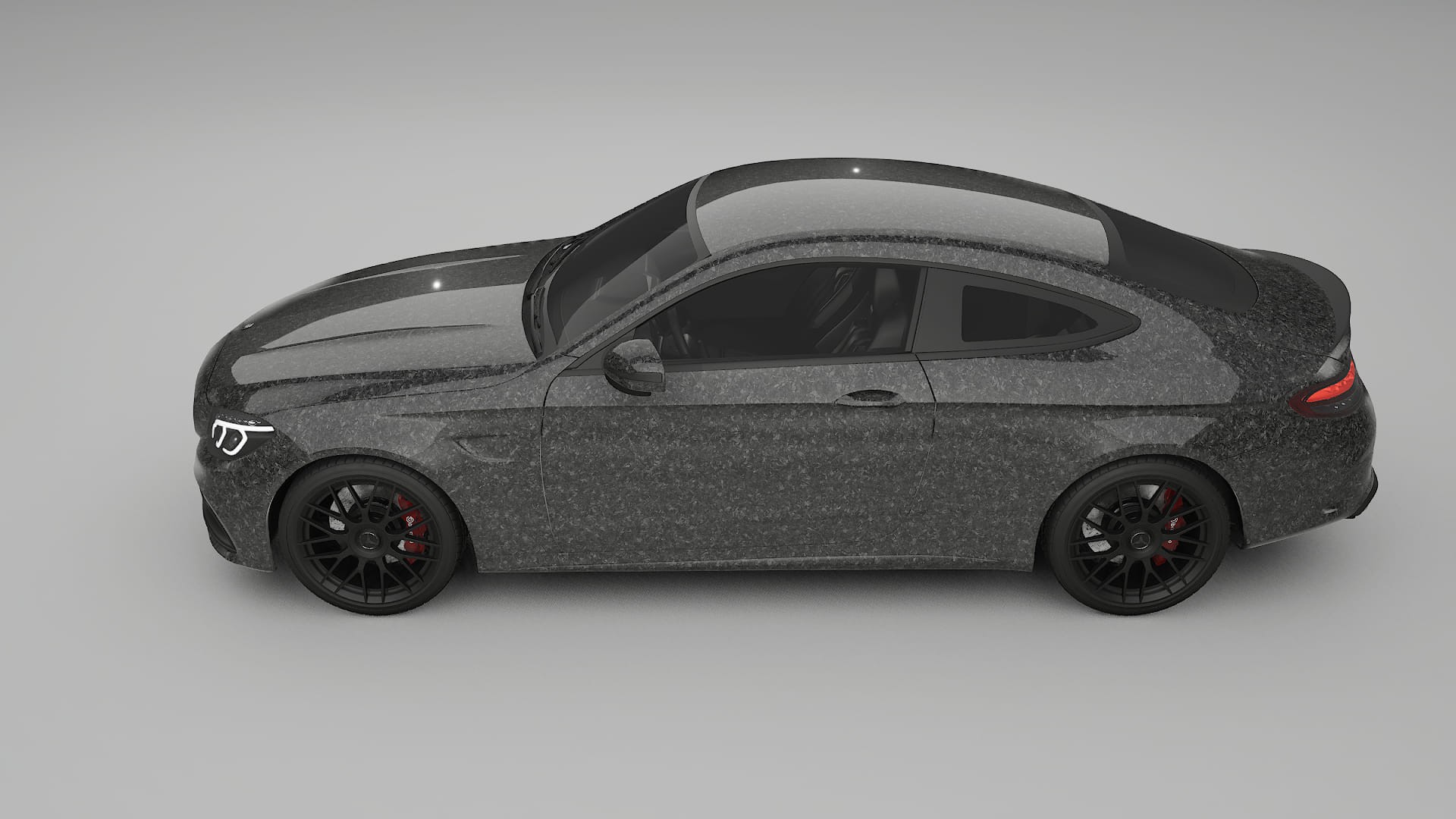 Mercedes C63 AMG W205 Coupe Film de Protecție pentru Vopsea TPU | FORGED S PPF cu Schimbare de Culoare – Kit Complet Predecup