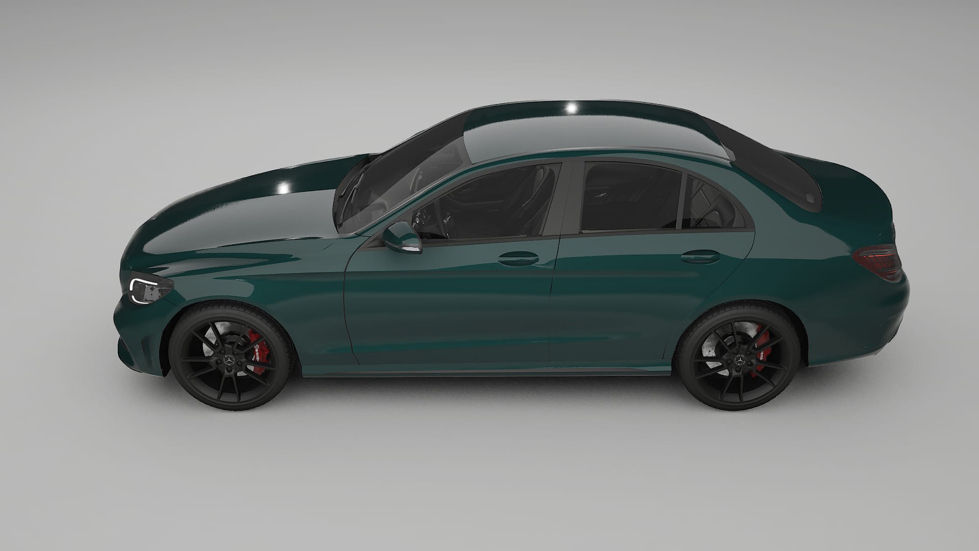 Mercedes C Class W205 AMG sedan Film de Protecție pentru Vopsea TPU | INFERNO PPF cu Schimbare de Culoare – Kit Complet Prede