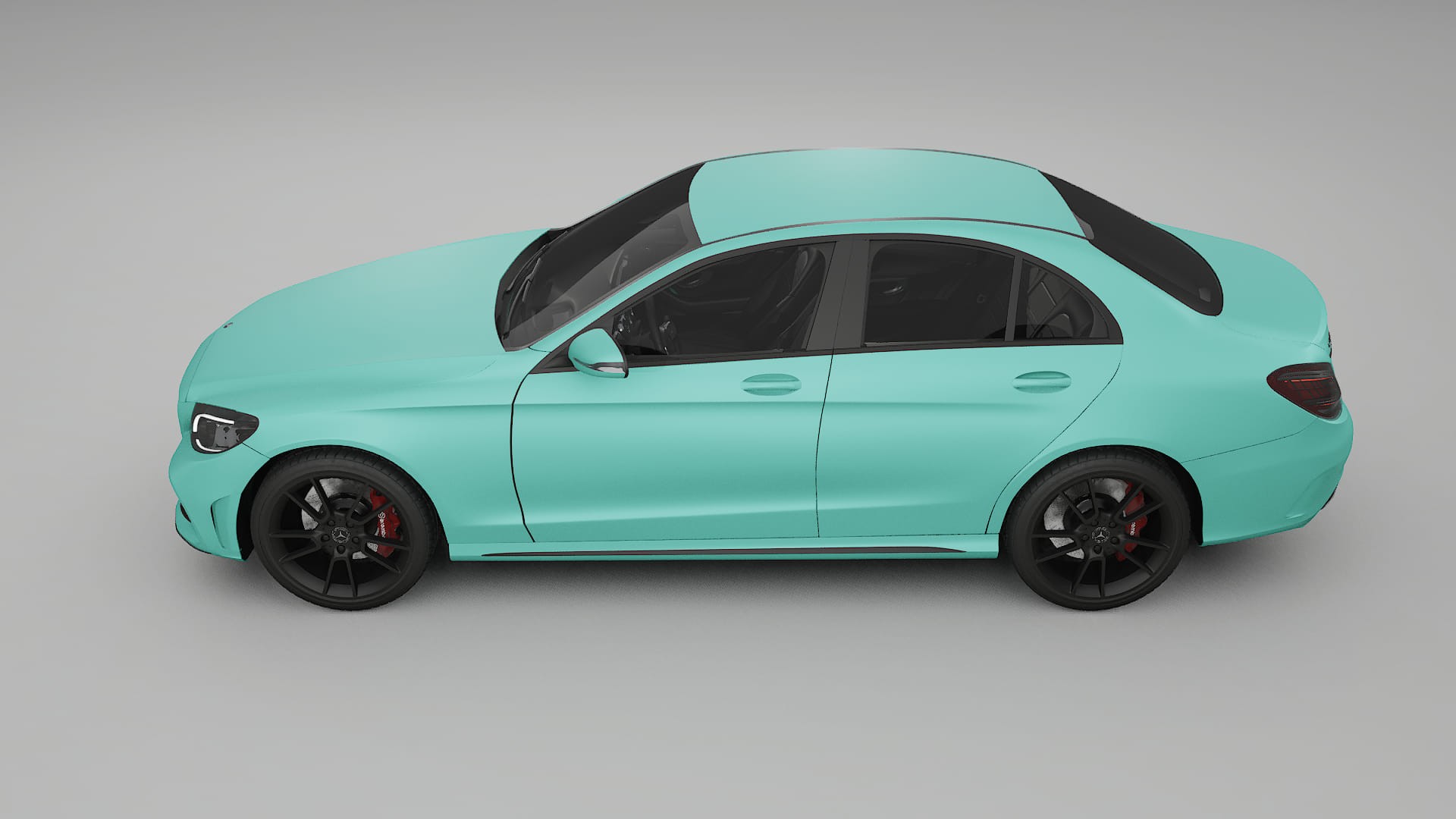 Mercedes C Class W205 AMG sedan Film de Protecție pentru Vopsea TPU | FROST PPF cu Schimbare de Culoare – Kit Complet Predecu