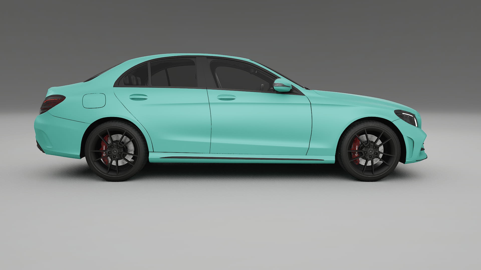 Mercedes C Class W205 AMG sedan Film de Protecție pentru Vopsea TPU | FROST PPF cu Schimbare de Culoare – Kit Complet Predecu