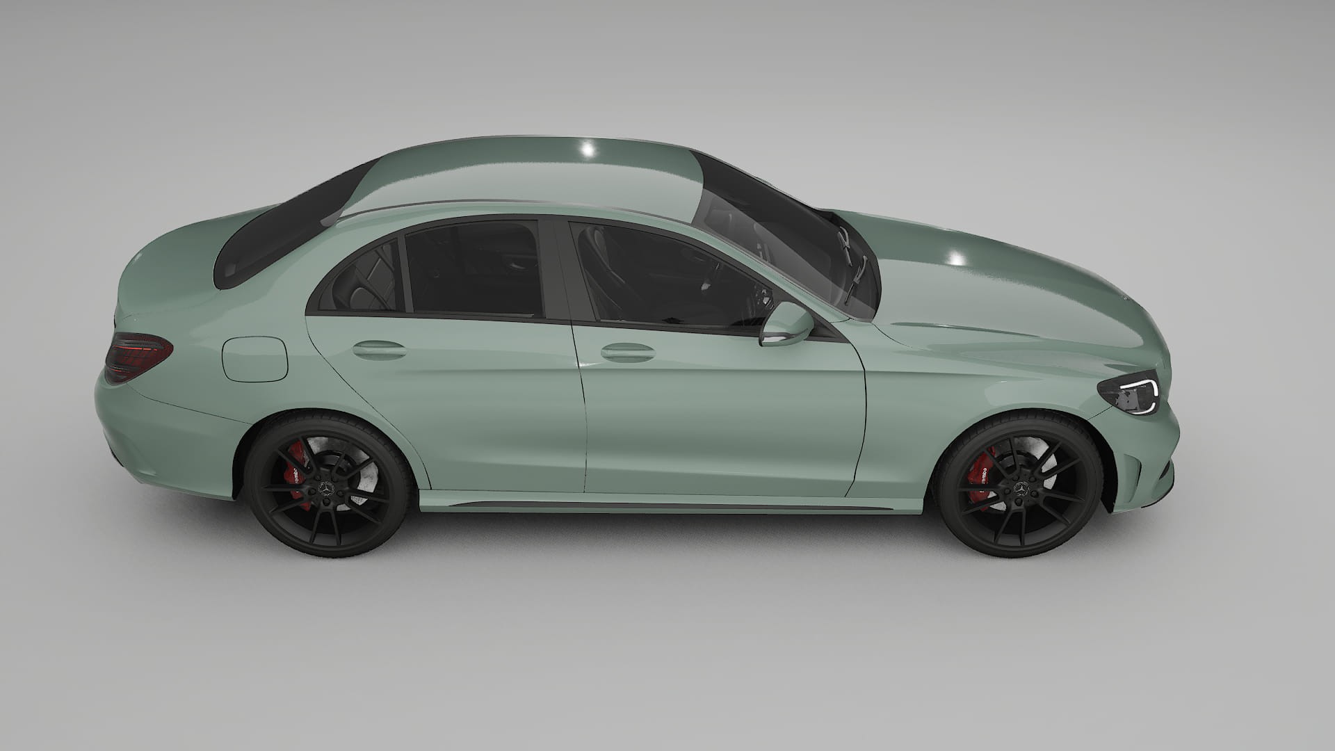 Mercedes C Class W205 AMG sedan Film de Protecție pentru Vopsea TPU | CINDER PPF cu Schimbare de Culoare – Kit Complet Predec