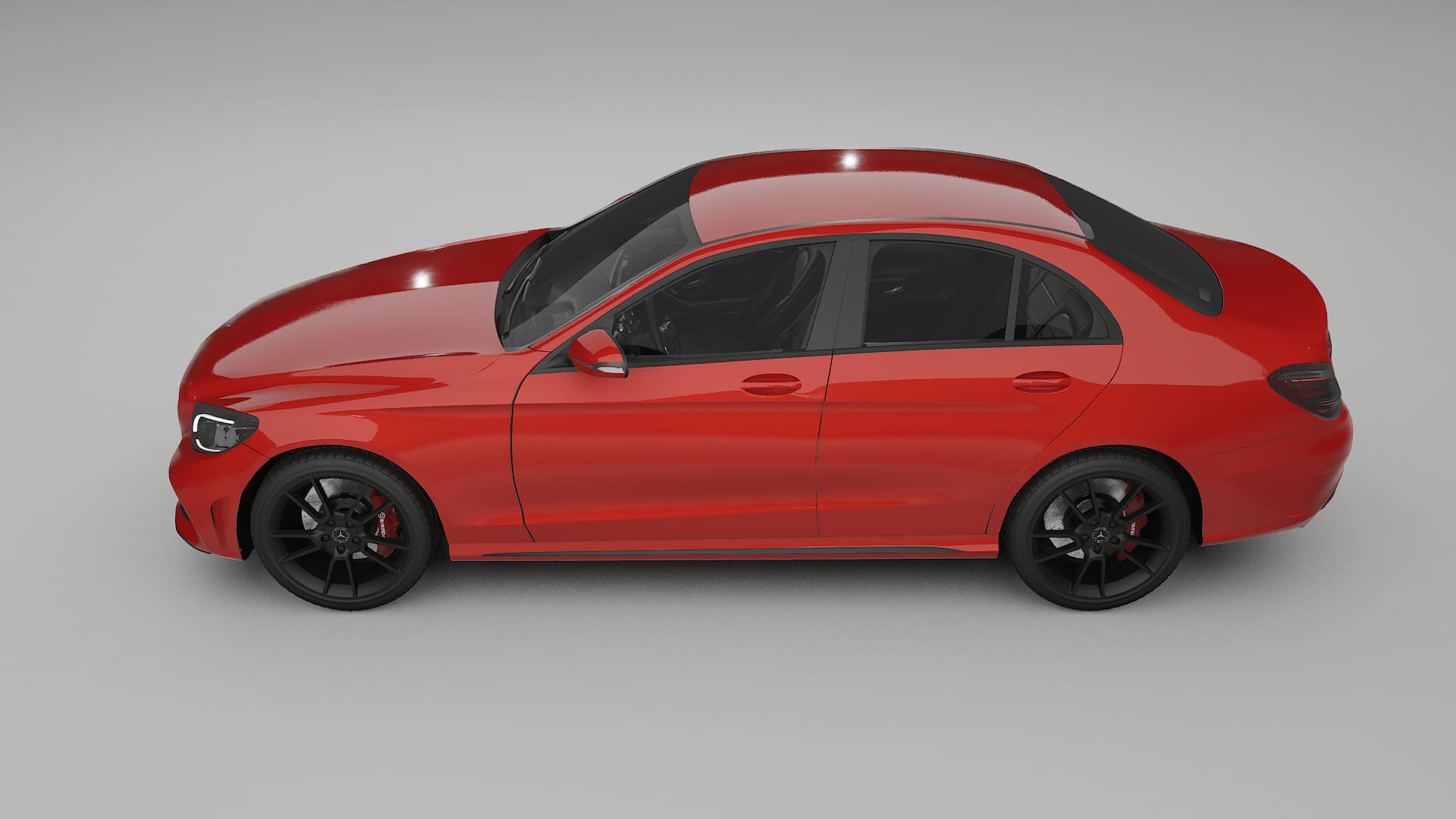 Mercedes C Class W205 AMG sedan Film de Protecție pentru Vopsea TPU | BLAZE PPF cu Schimbare de Culoare – Kit Complet Predecu