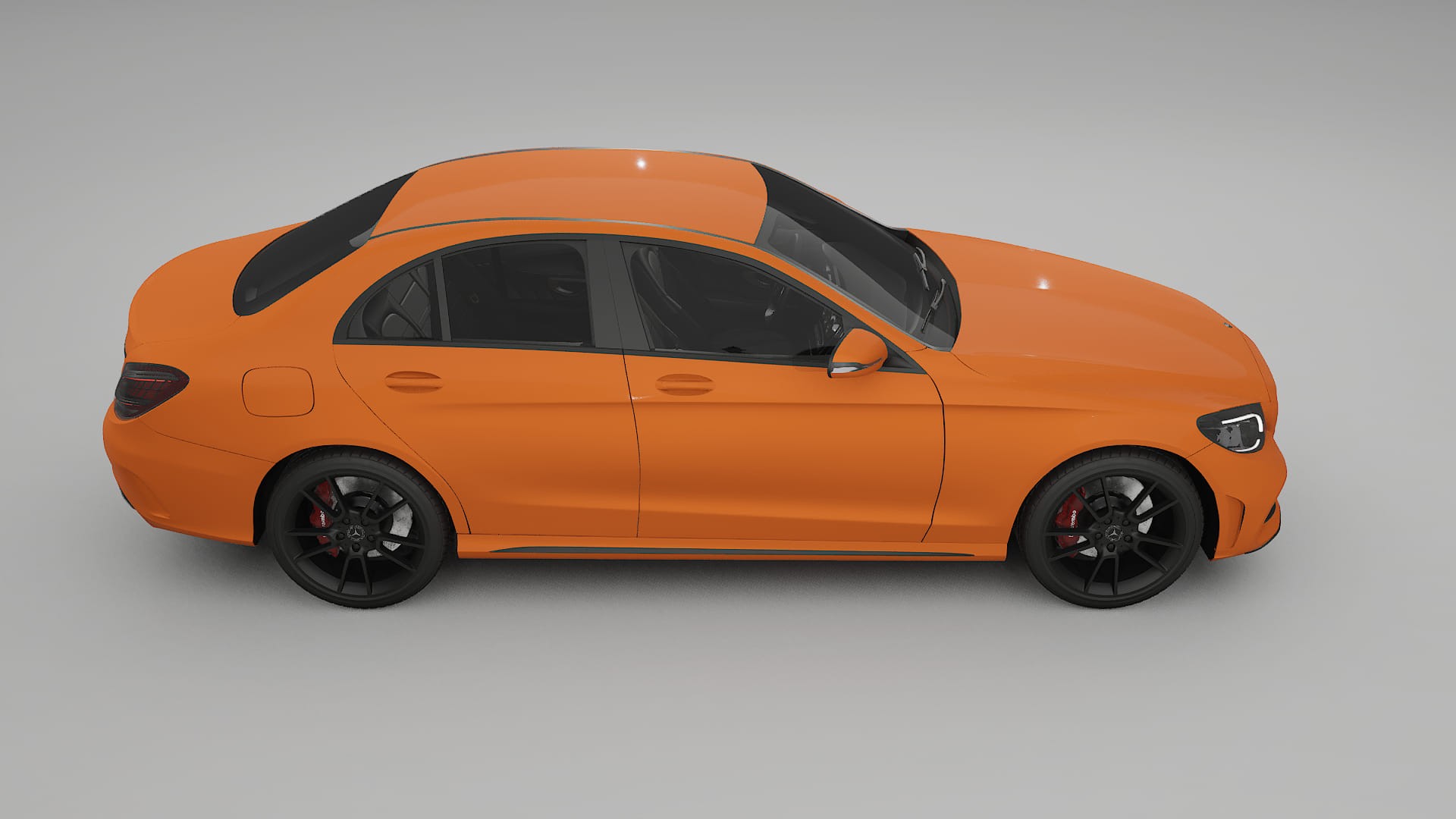 Mercedes C Class W205 AMG sedan Film de Protecție pentru Vopsea TPU | ROCKET PPF cu Schimbare de Culoare – Kit Complet Predec