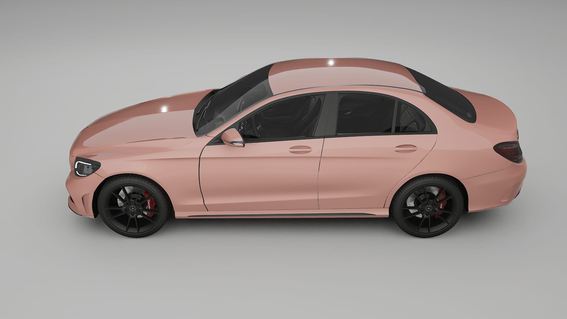 Mercedes C Class W205 AMG sedan Film de Protecție pentru Vopsea TPU | BLUSH PPF cu Schimbare de Culoare – Kit Complet Predecu