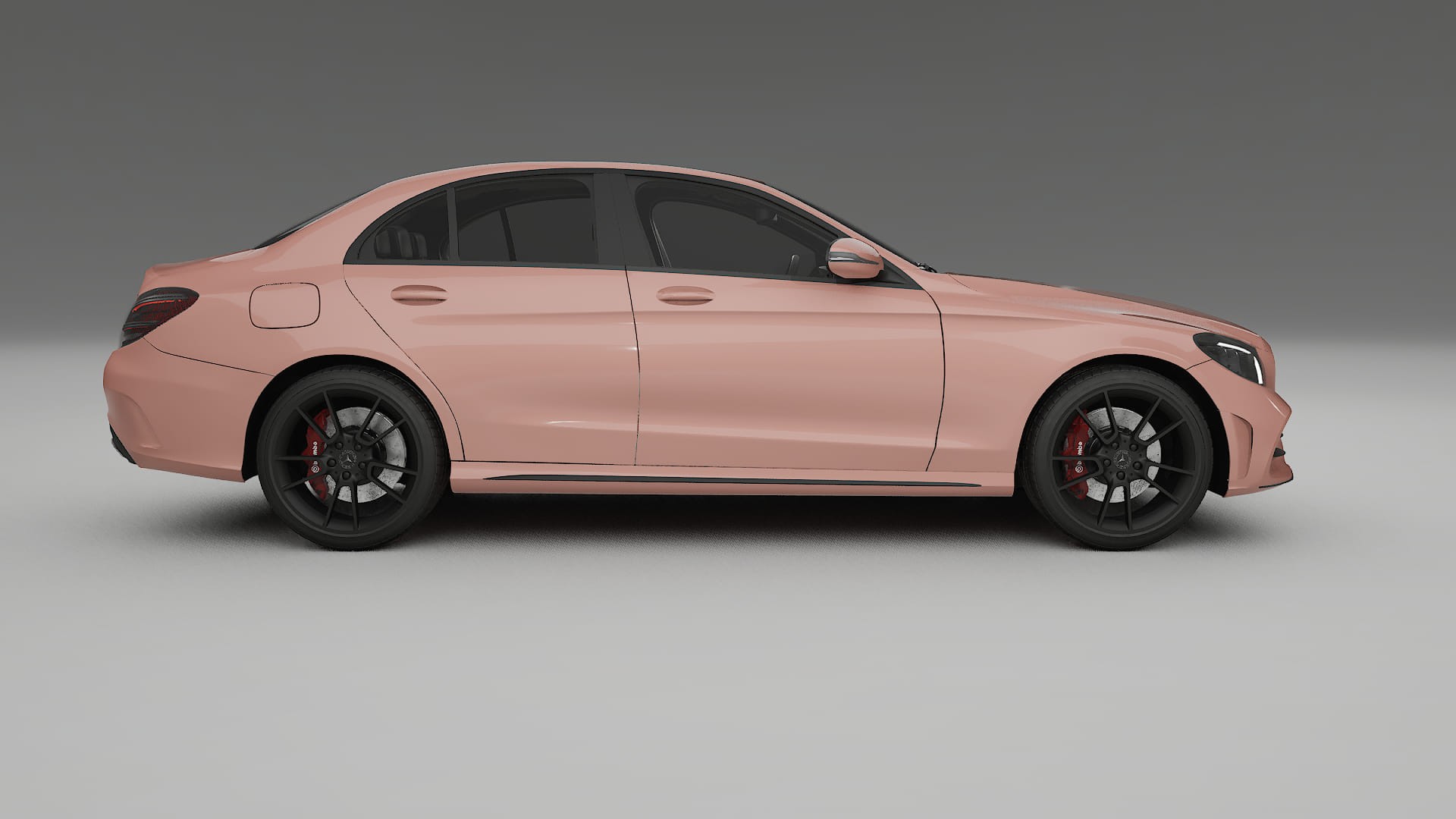 Mercedes C Class W205 AMG sedan Film de Protecție pentru Vopsea TPU | BLUSH PPF cu Schimbare de Culoare – Kit Complet Predecu