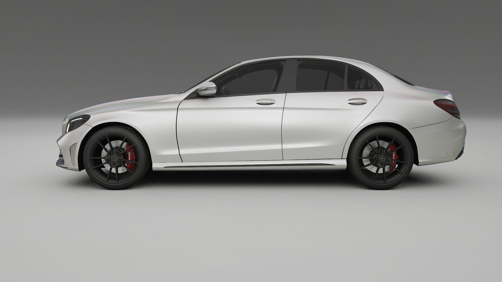 Mercedes C Class W205 AMG sedan Film de Protecție pentru Vopsea TPU | NEBULA PPF cu Schimbare de Culoare – Kit Complet Predec