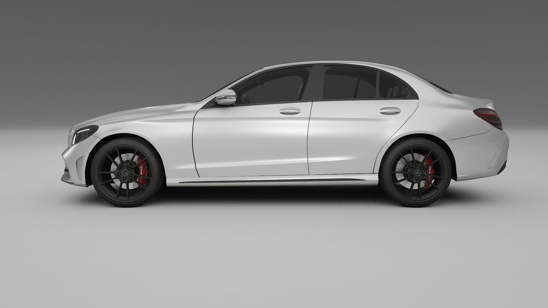 Mercedes C Class W205 AMG sedan Film de Protecție pentru Vopsea TPU | OPAL PPF cu Schimbare de Culoare – Kit Complet Predecup