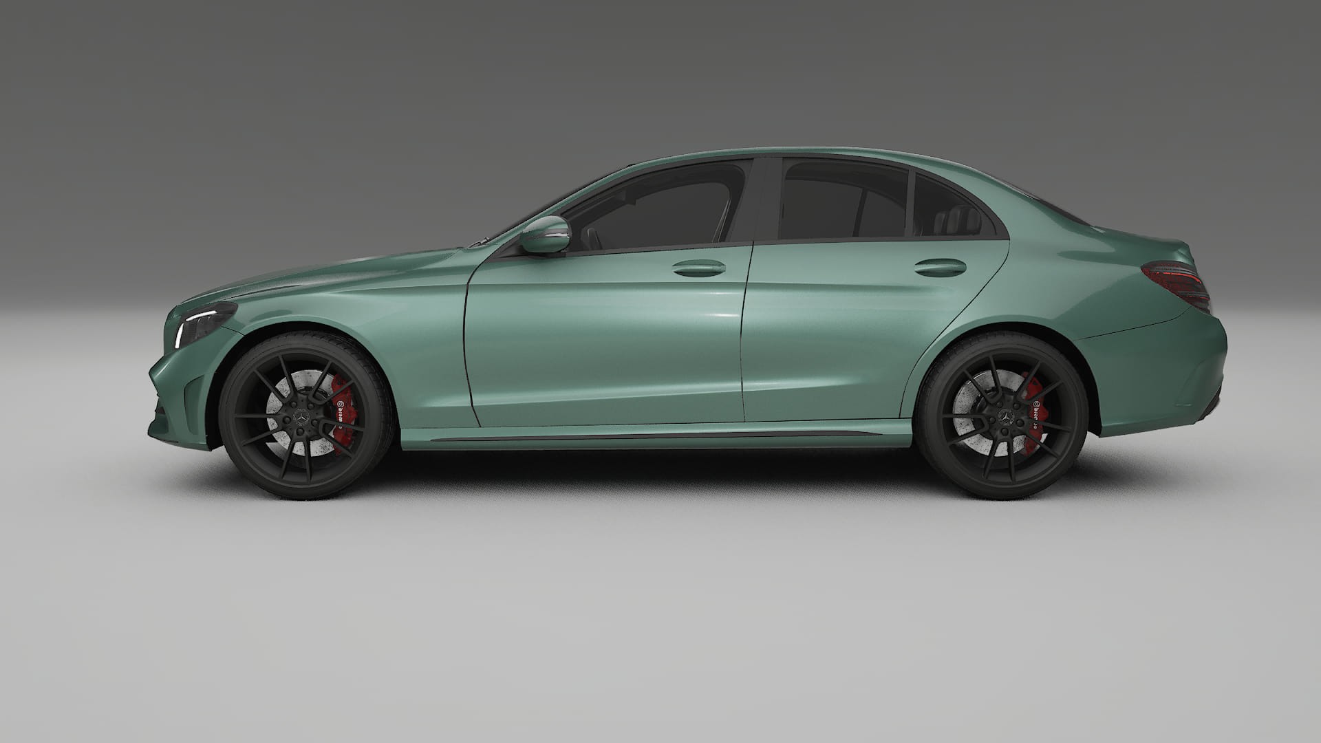 Mercedes C Class W205 AMG sedan Film de Protecție pentru Vopsea TPU | EVERGREEN PPF cu Schimbare de Culoare – Kit Complet Pre