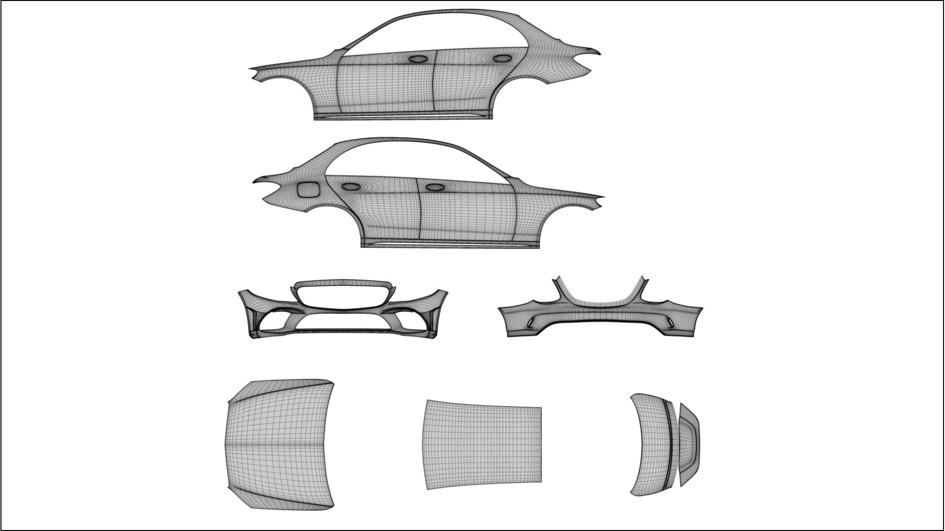 Mercedes C Class W205 AMG sedan Film de Protecție pentru Vopsea TPU | LAGOON PPF cu Schimbare de Culoare – Kit Complet Predec 2