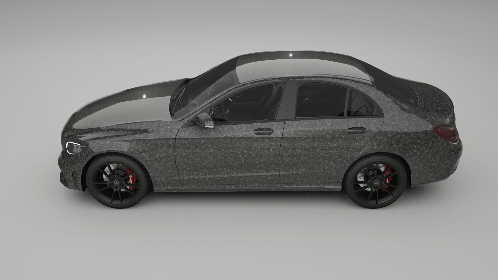 Mercedes C Class W205 AMG sedan Film de Protecție pentru Vopsea TPU | FORGED S PPF cu Schimbare de Culoare – Kit Complet Pred