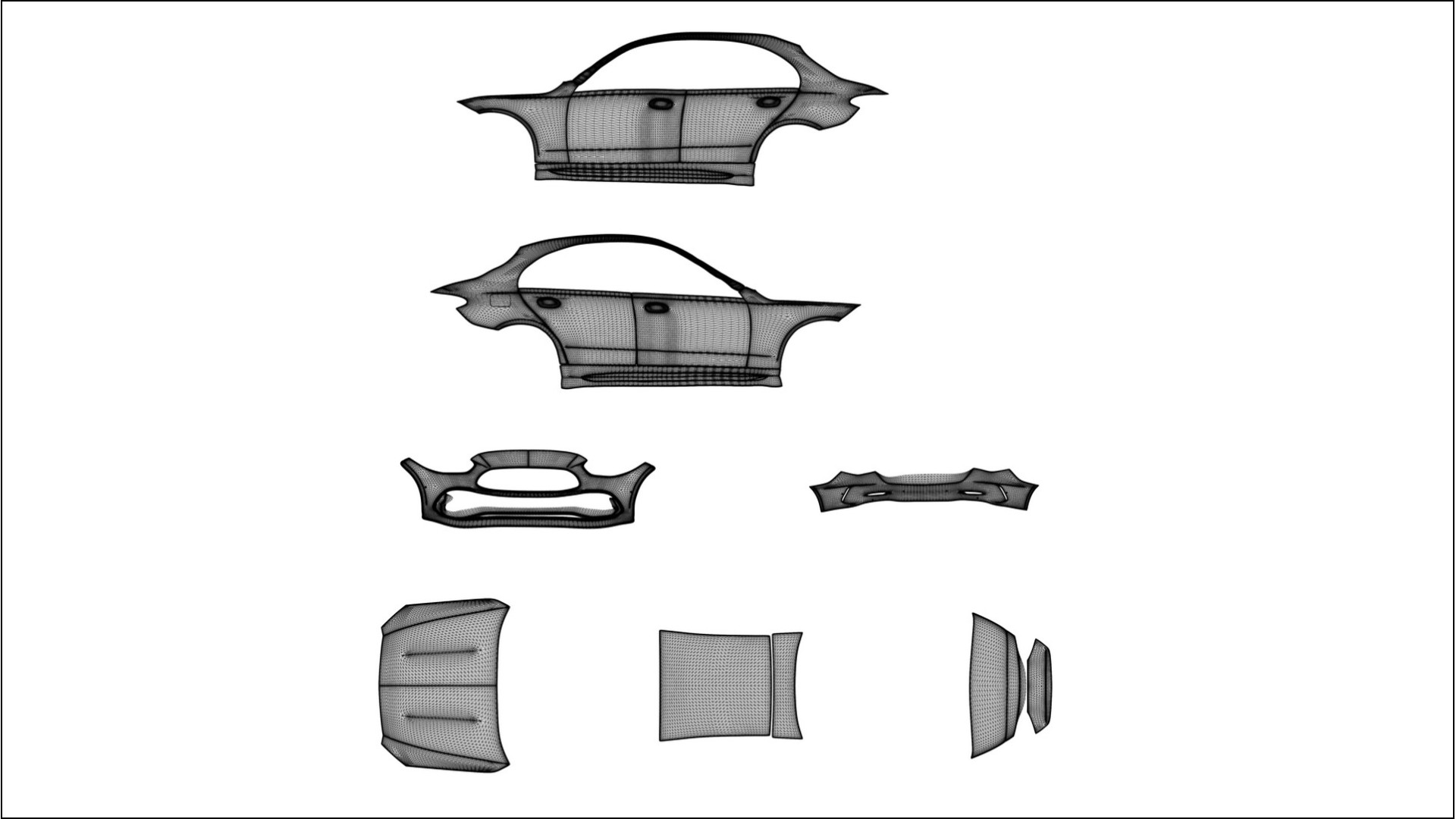 Mercedes C Class W206 Film de Protecție pentru Vopsea TPU | GRANITE PPF cu Schimbare de Culoare – Kit Complet Predecupat