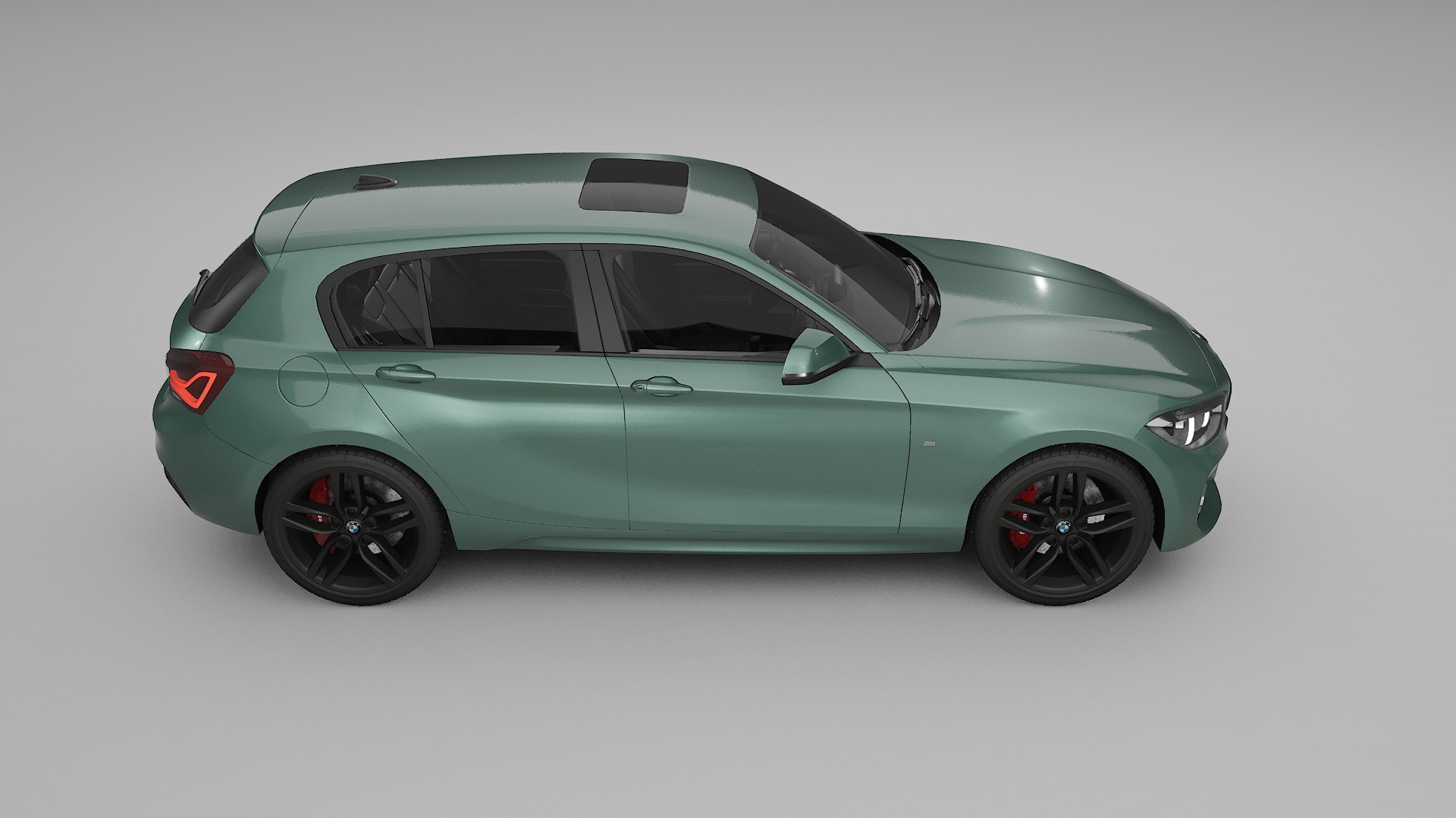 BMW 1 F20 facelift LCI Film de Protecție pentru Vopsea TPU | EVERGREEN PPF cu Schimbare de Culoare – Kit Complet Predecupat